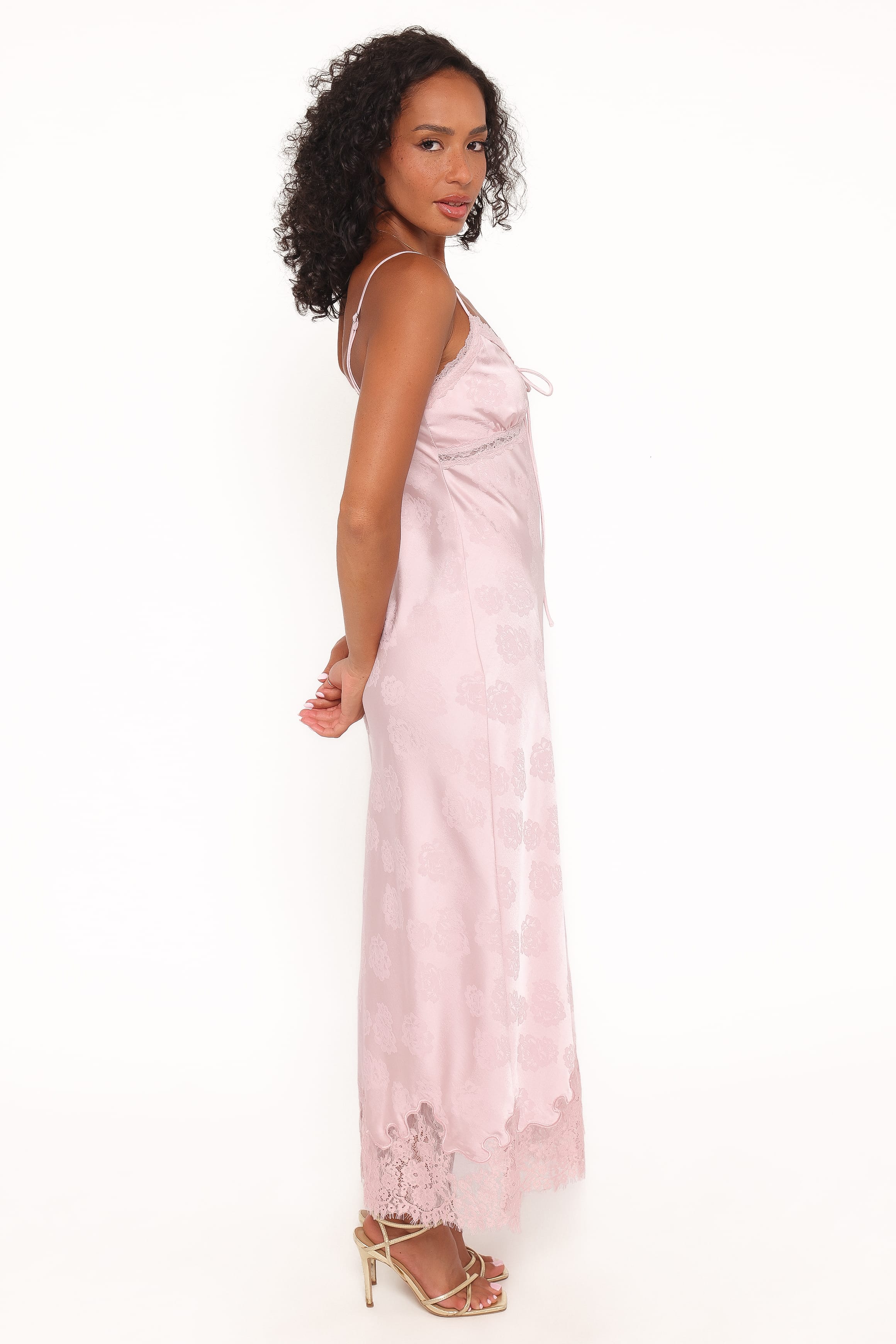 DRESSES Melita Lace Maxi Dress - Pink