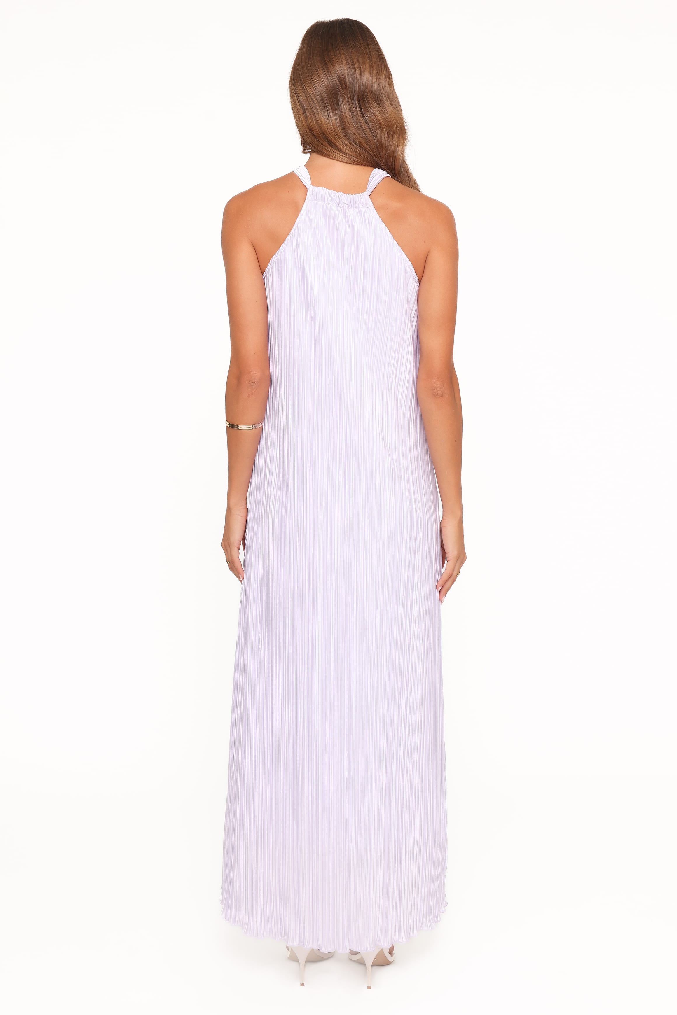 DRESSES Melody Plisse Halter Maxi Dress - Lavender
