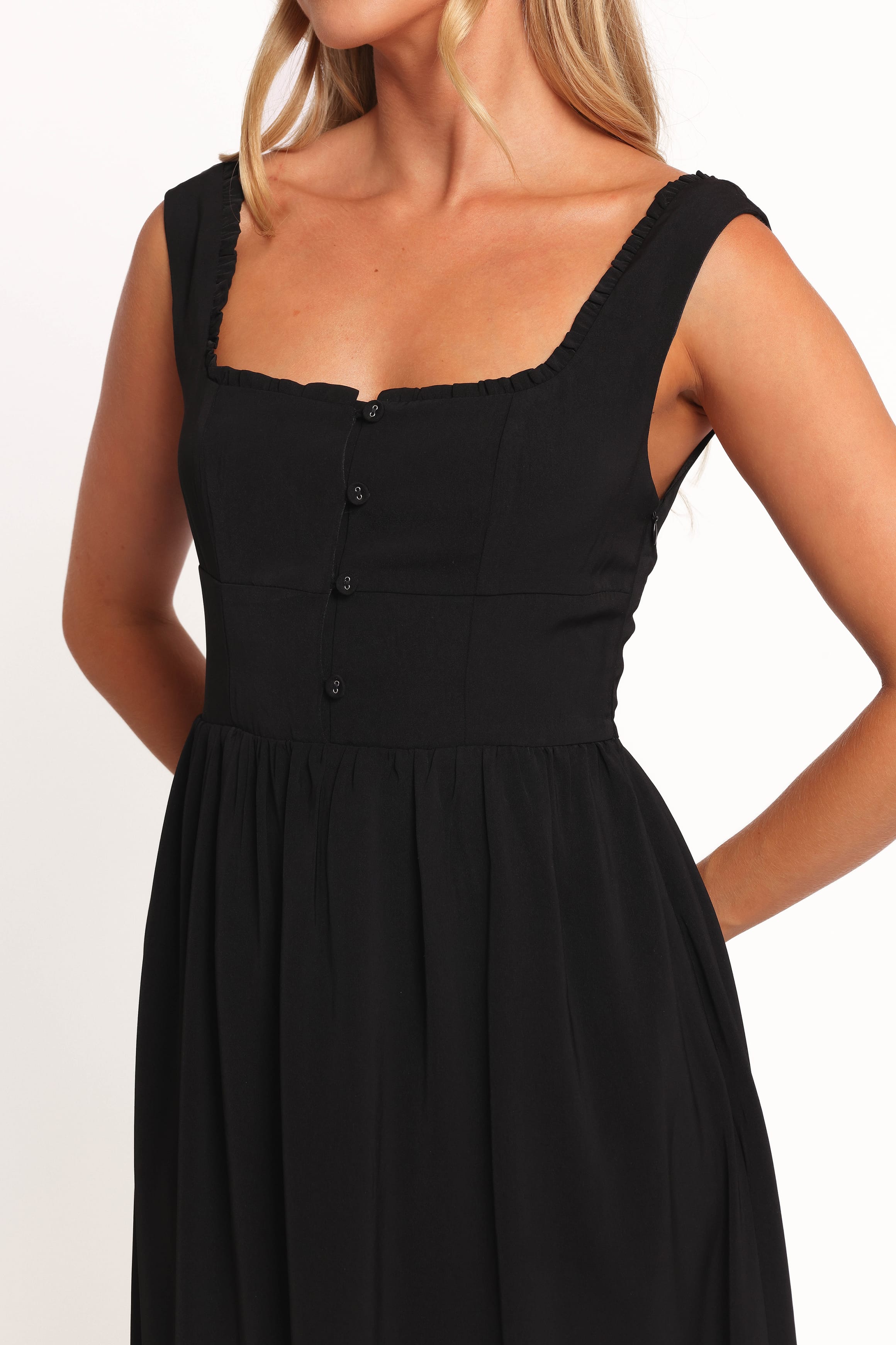 DRESSES Melrose Midi Dress - Black