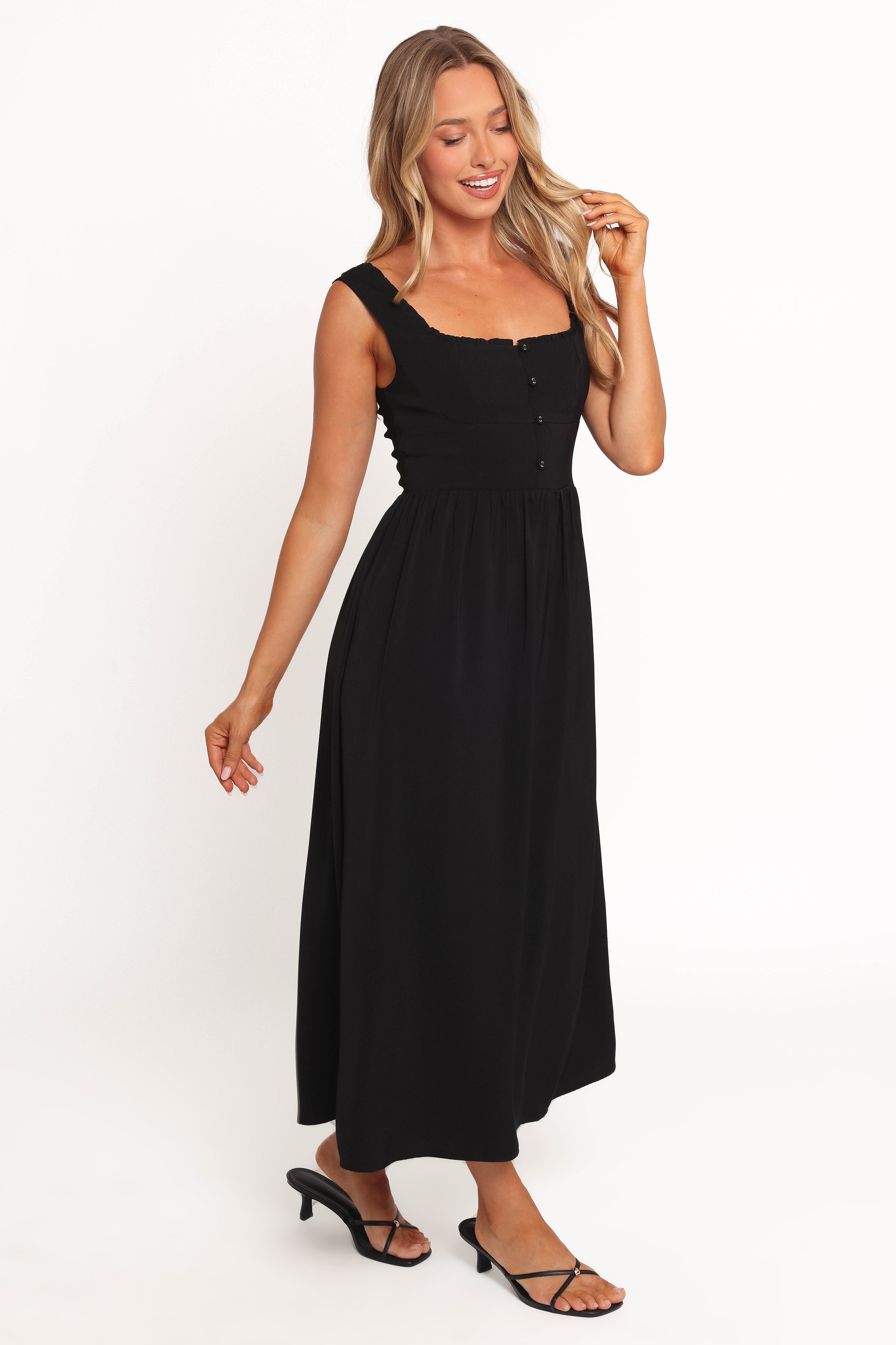DRESSES Melrose Midi Dress - Black