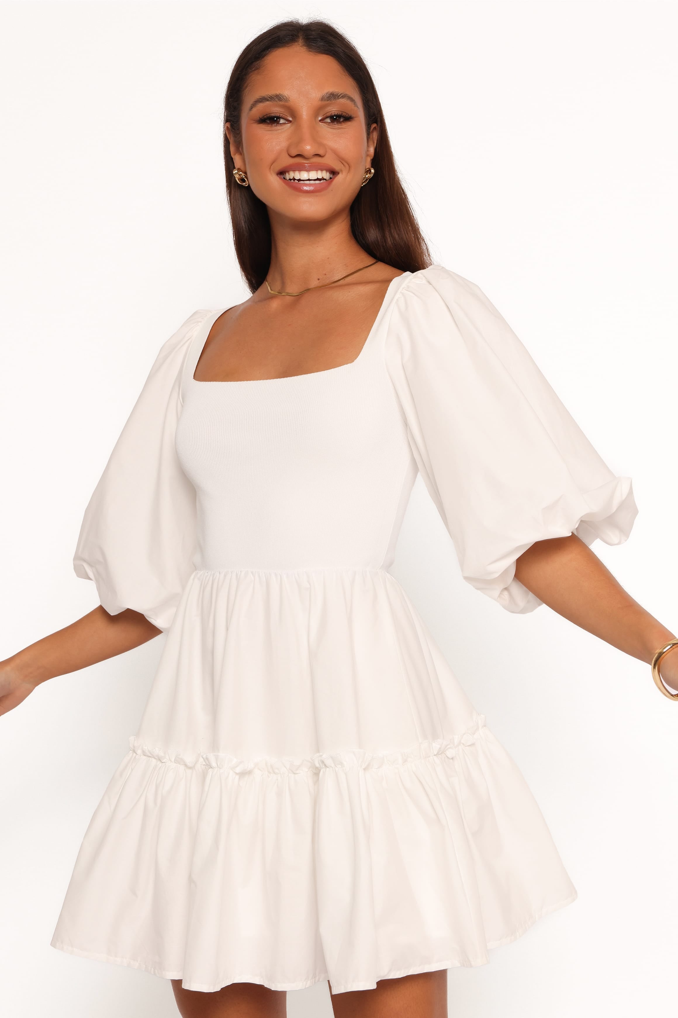DRESSES Meredith Mini Dress - White
