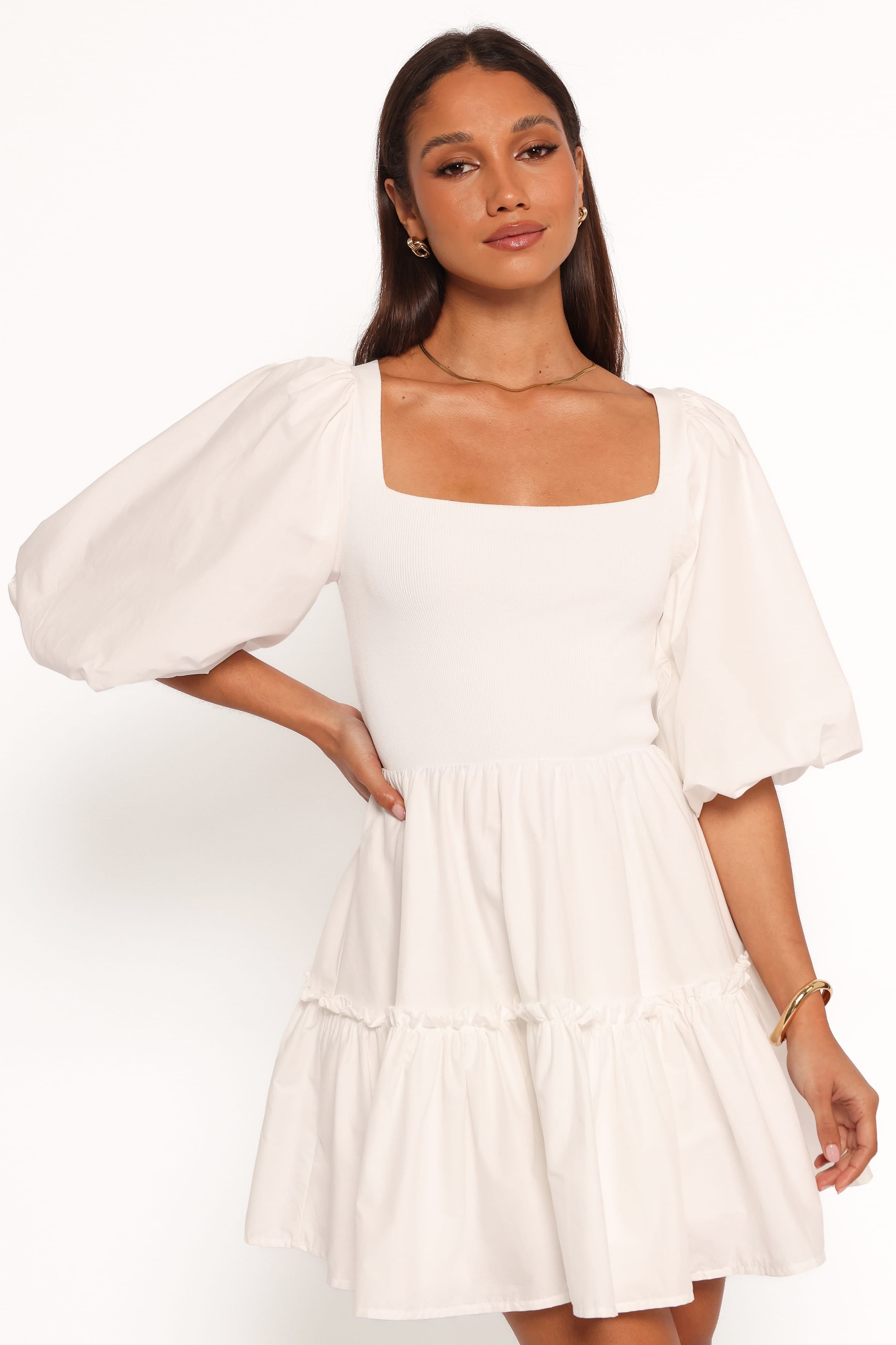 DRESSES Meredith Mini Dress - White