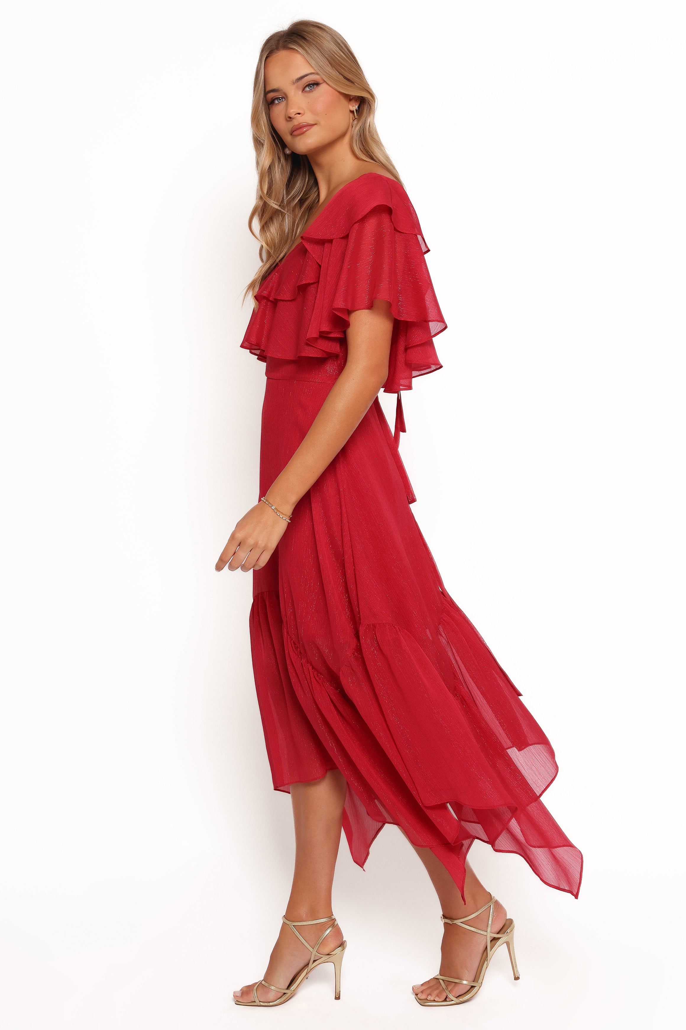 DRESSES Merida Midi Dress - Red