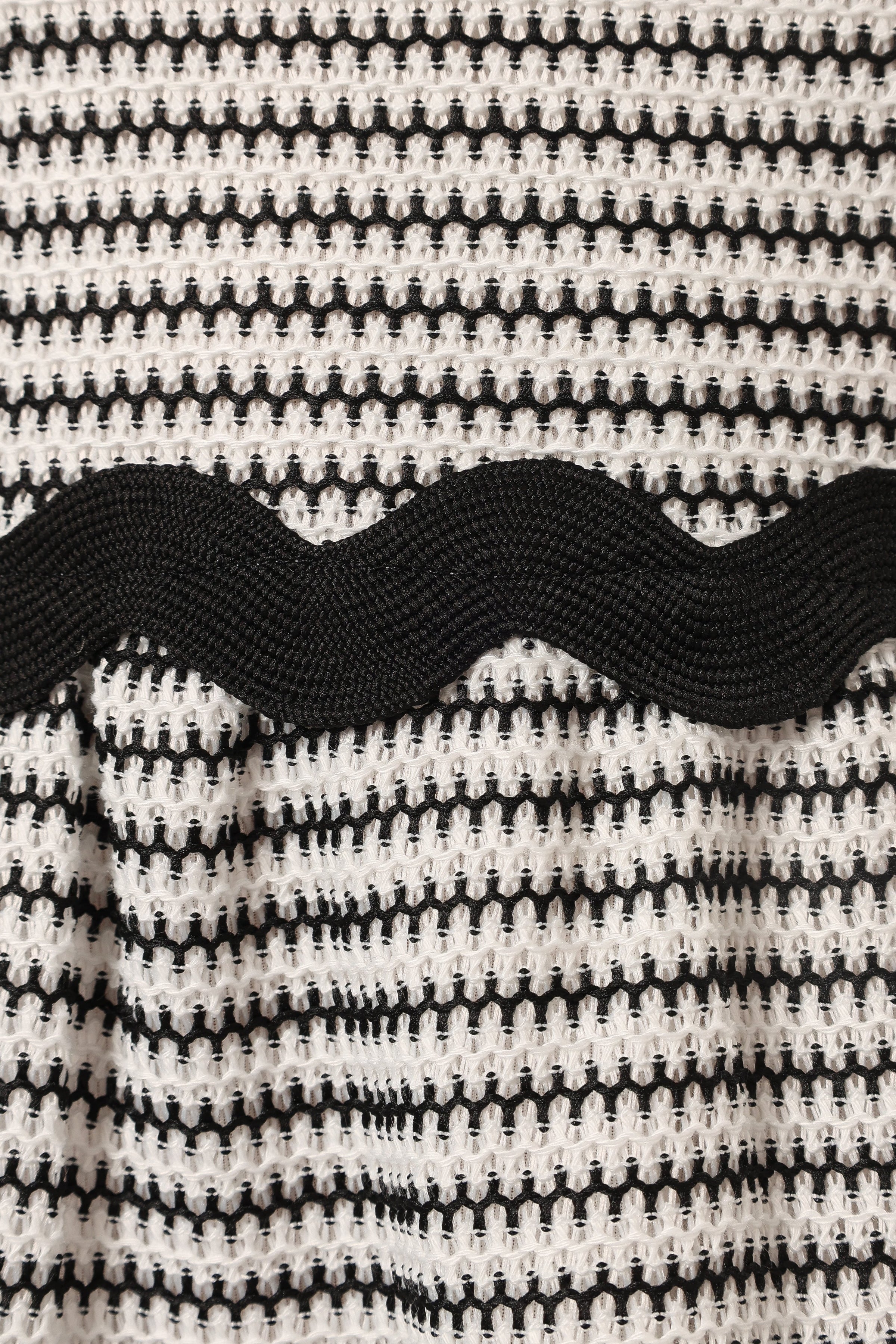 DRESSES @Meryl Mini Dress - Black/White