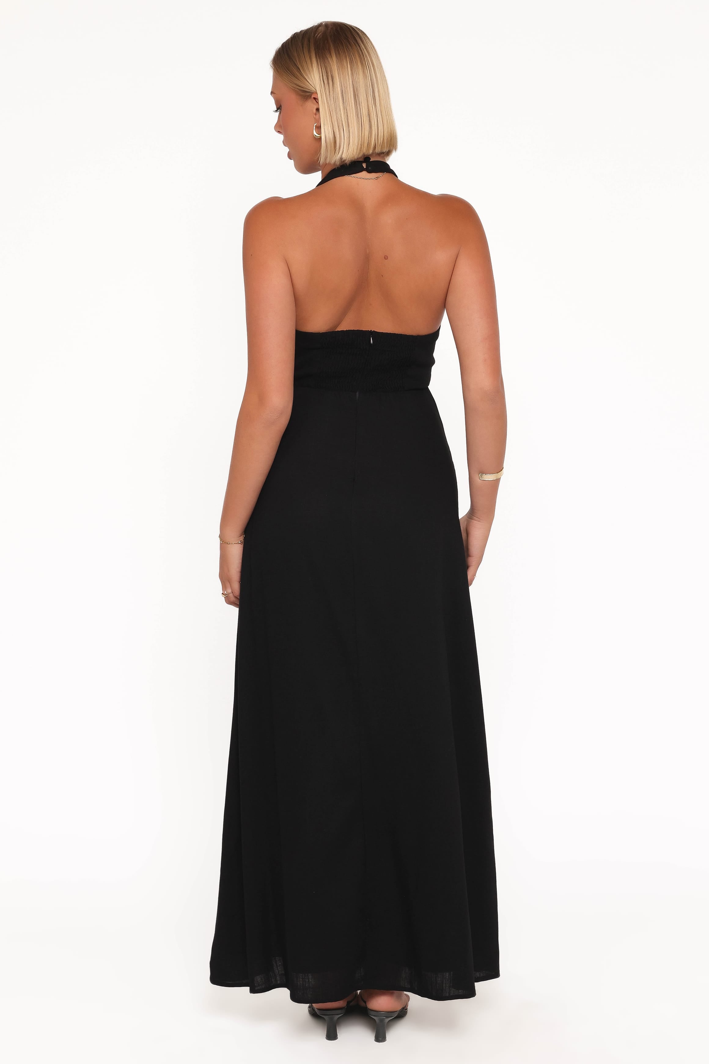 DRESSES Michelle Halterneck Dress - Black