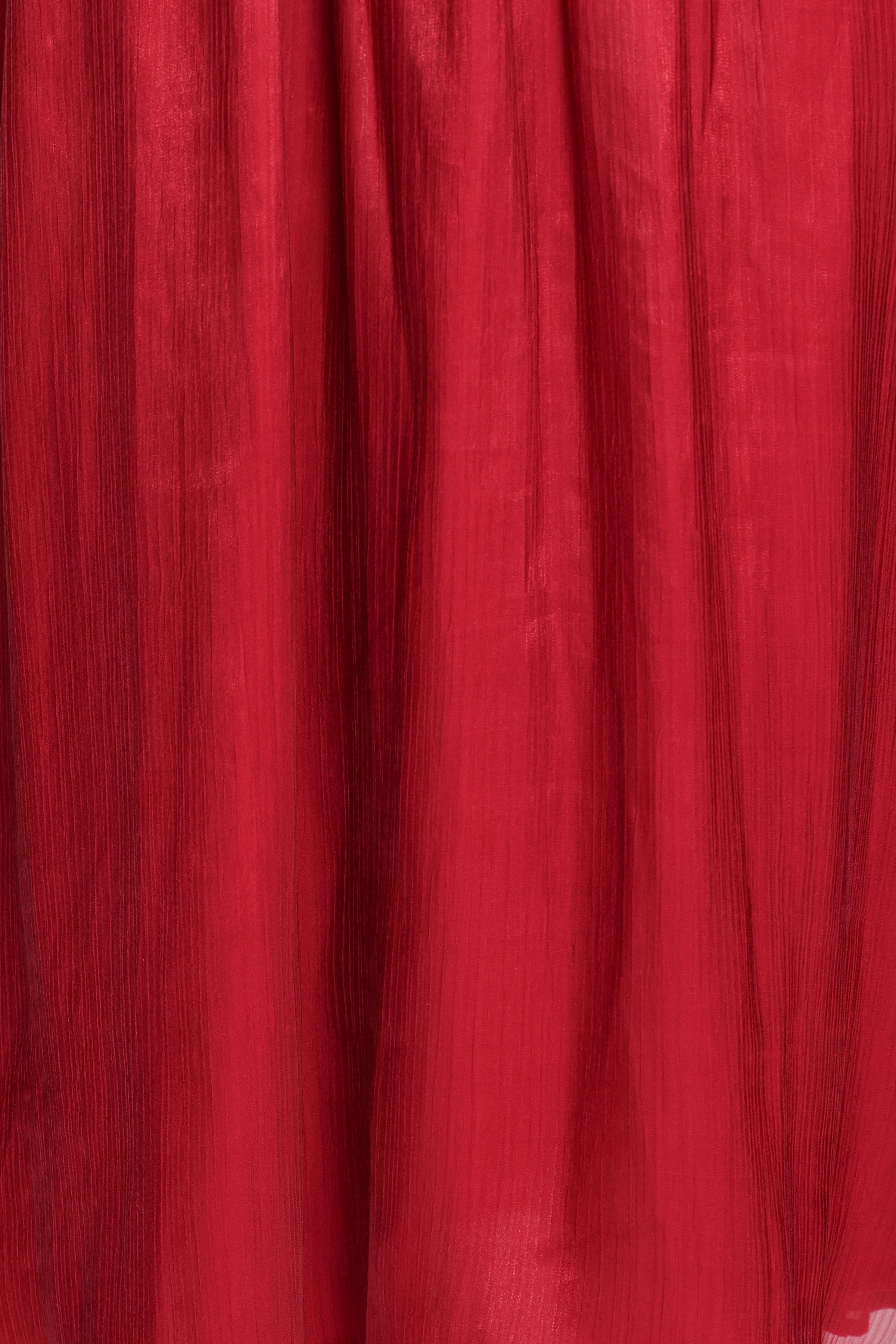 DRESSES Mila Strapless Midi Dress - Red