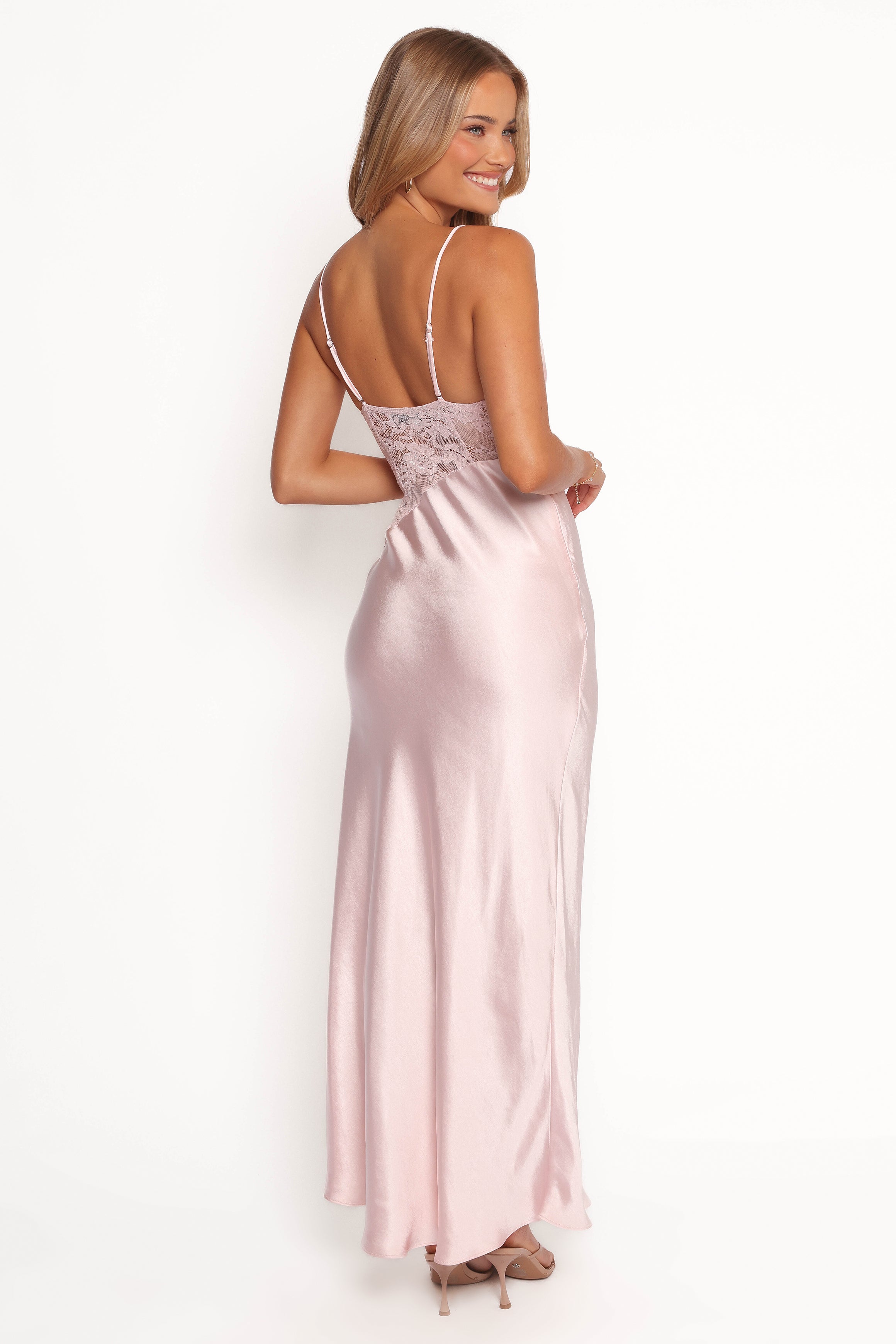 DRESSES Milla Maxi Lace Dress - Pale Pink