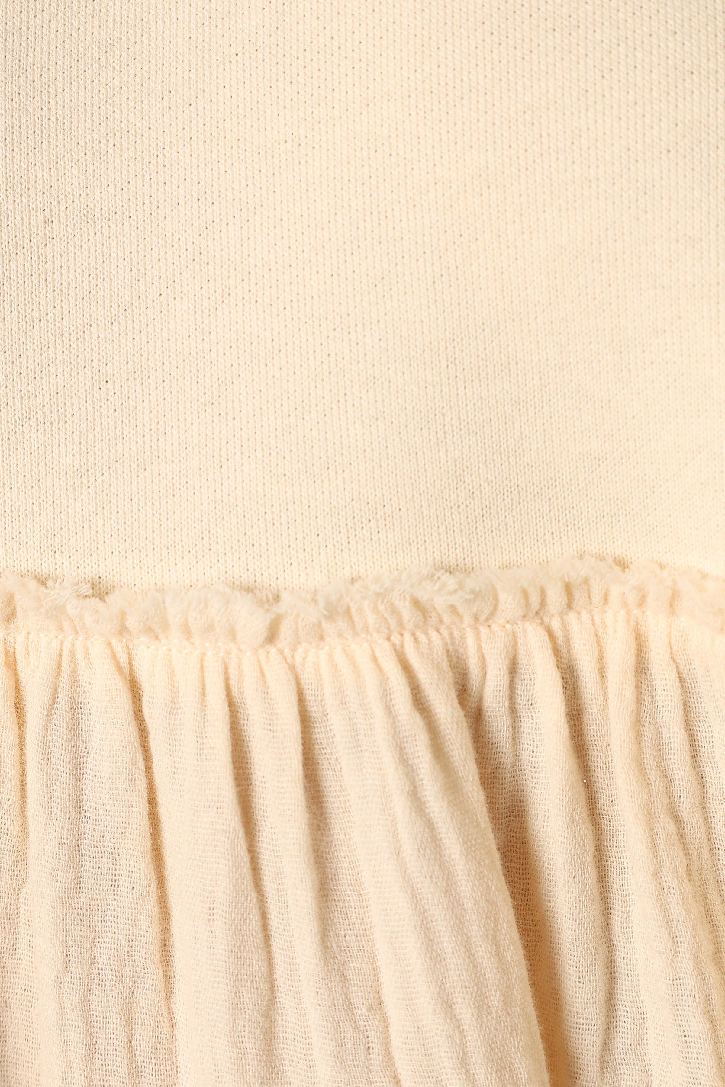 DRESSES @Minia Longsleeve Mini Dress - Cream