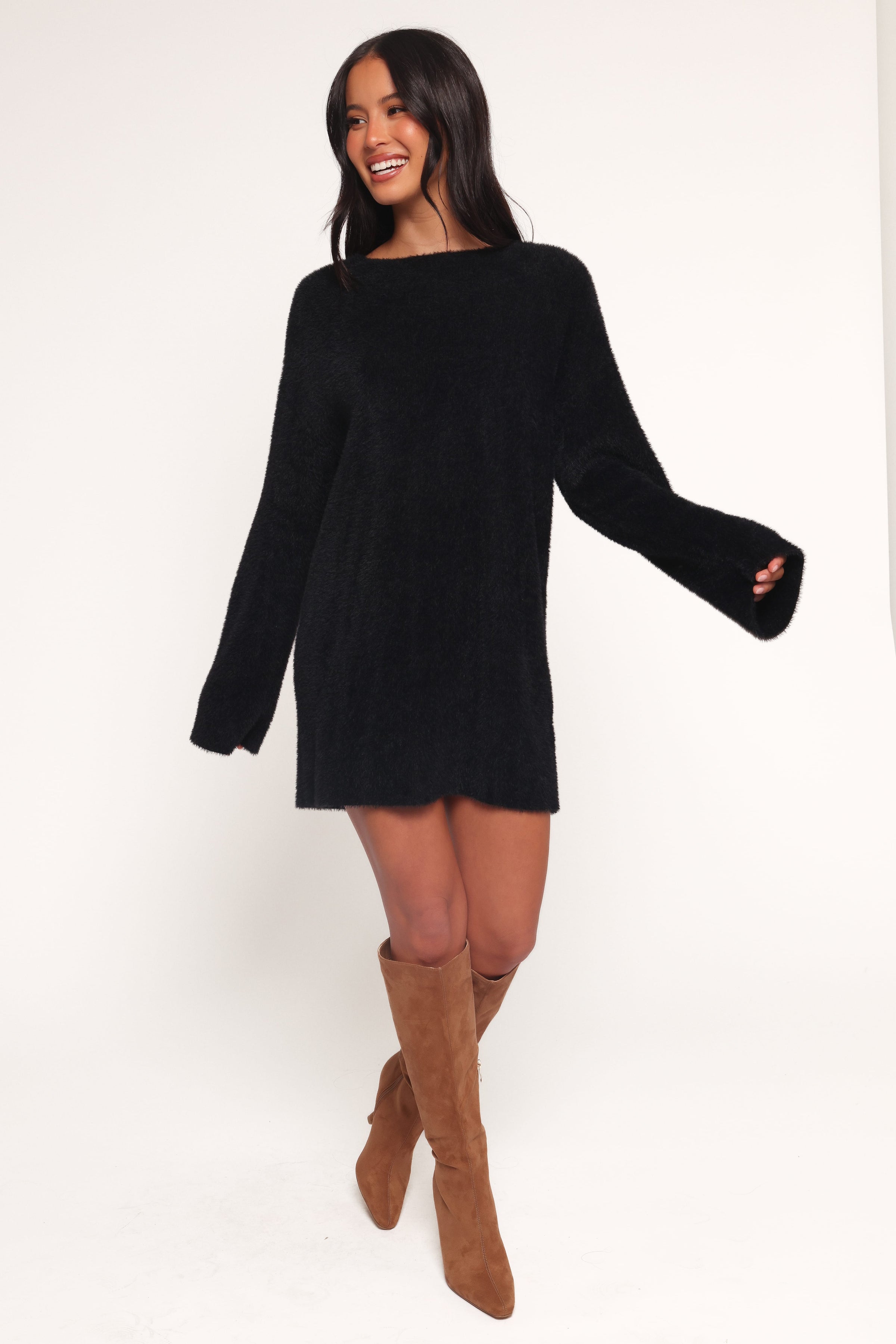 DRESSES Mitchell Knit Mini Dress - Black