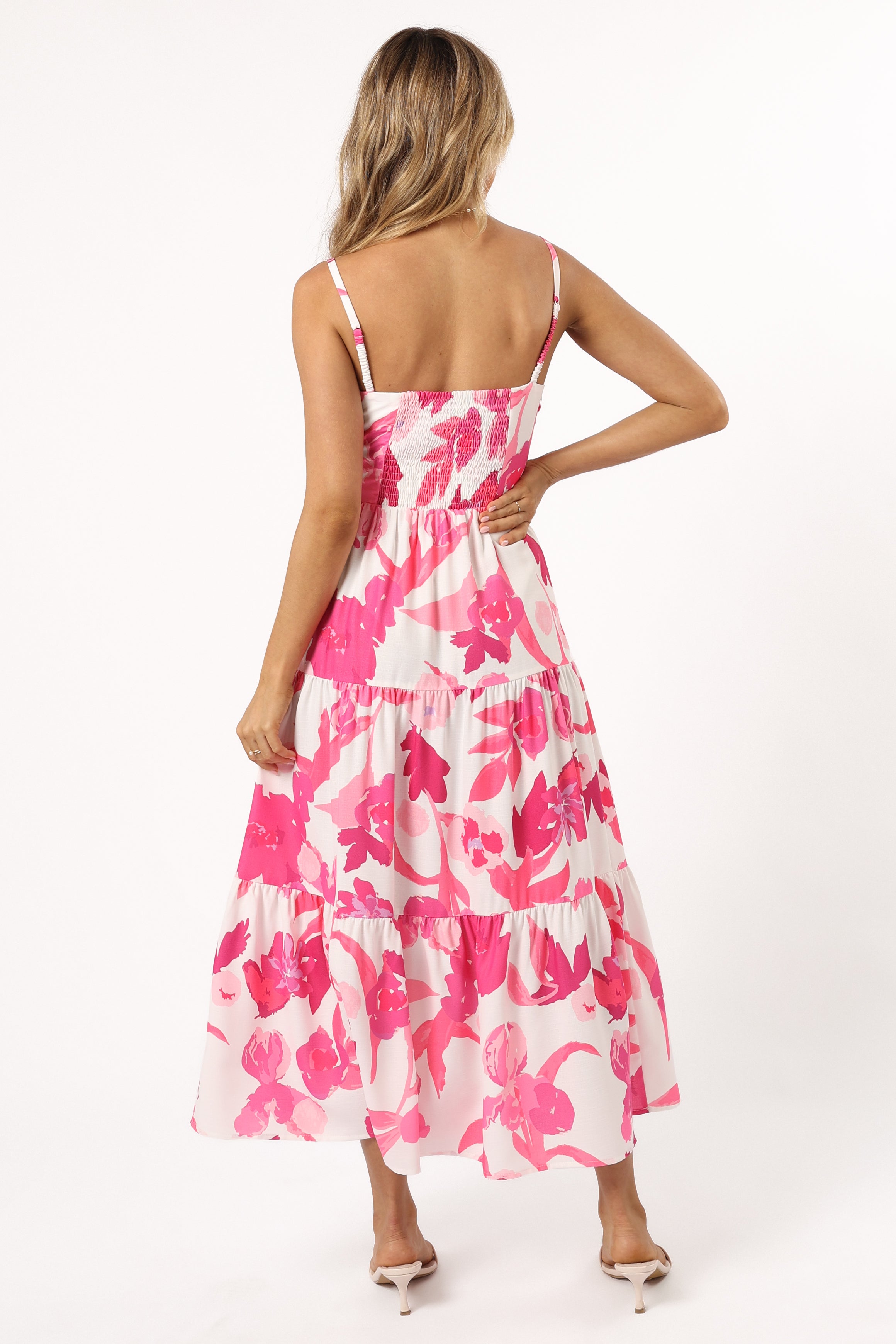 DRESSES @Monika Maxi Dress - Pink Floral