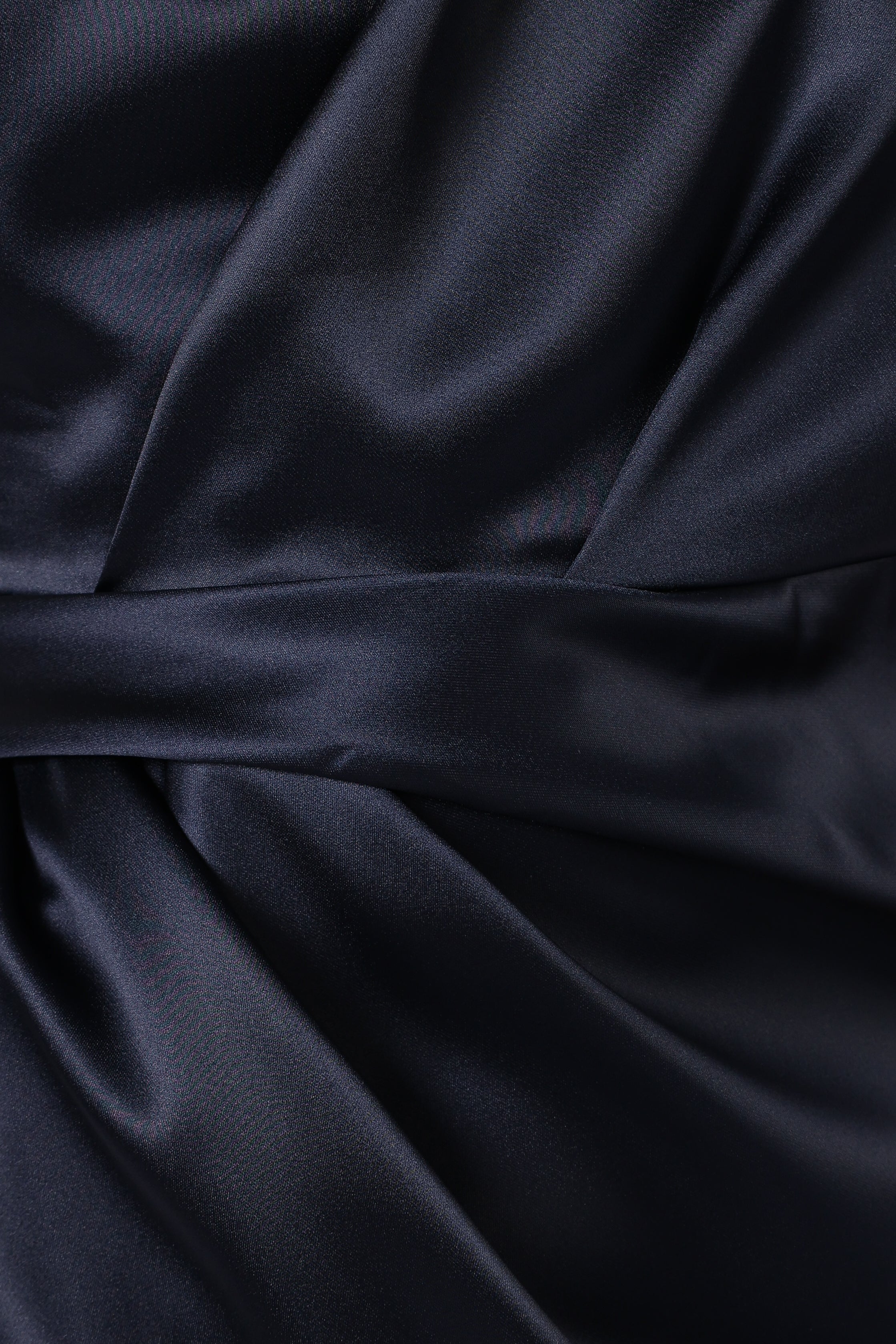 DRESSES @Nadia One Shoulder Maxi Dress - Navy