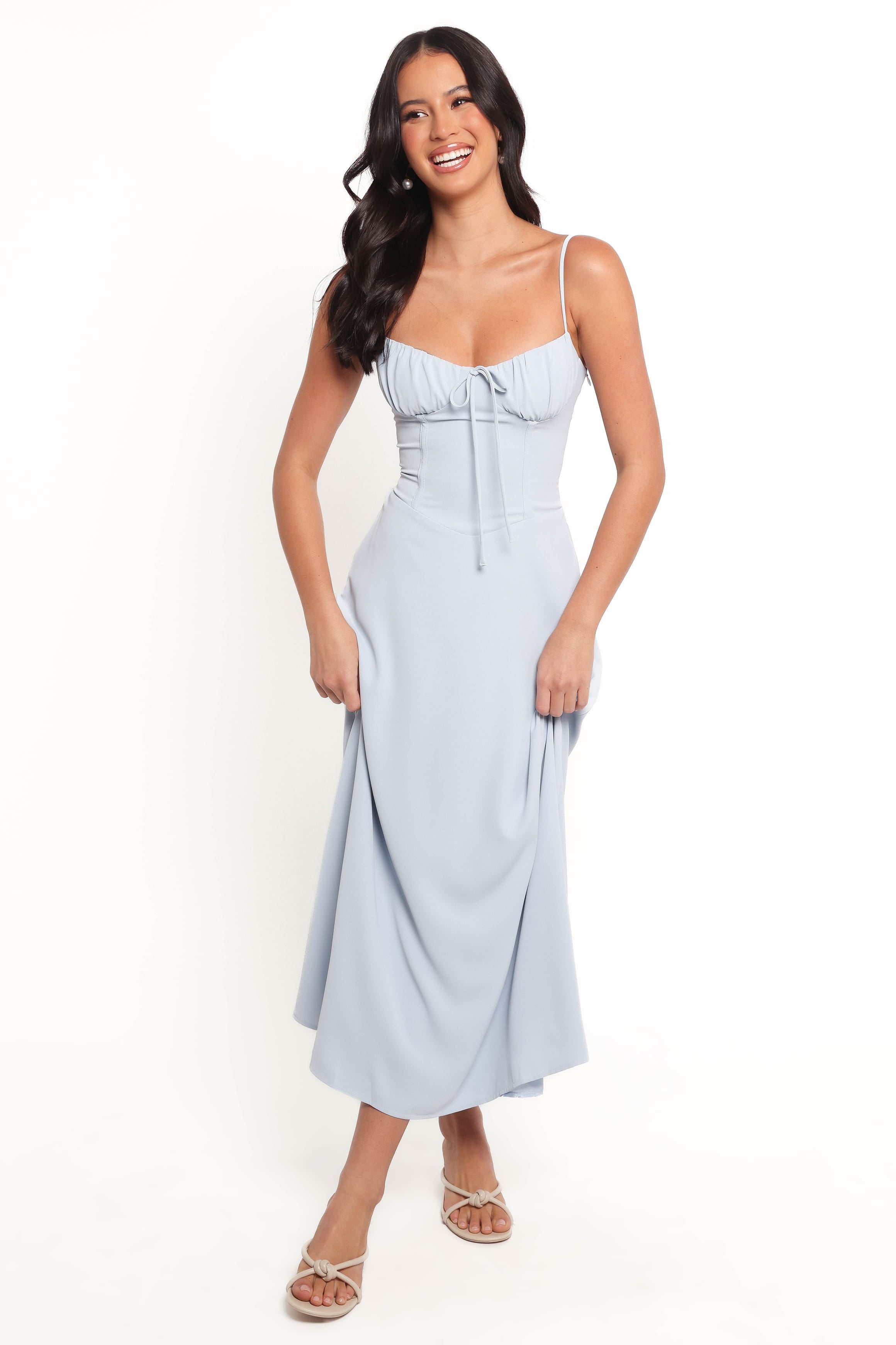 DRESSES Nadina Midi Dress - Soft Blue