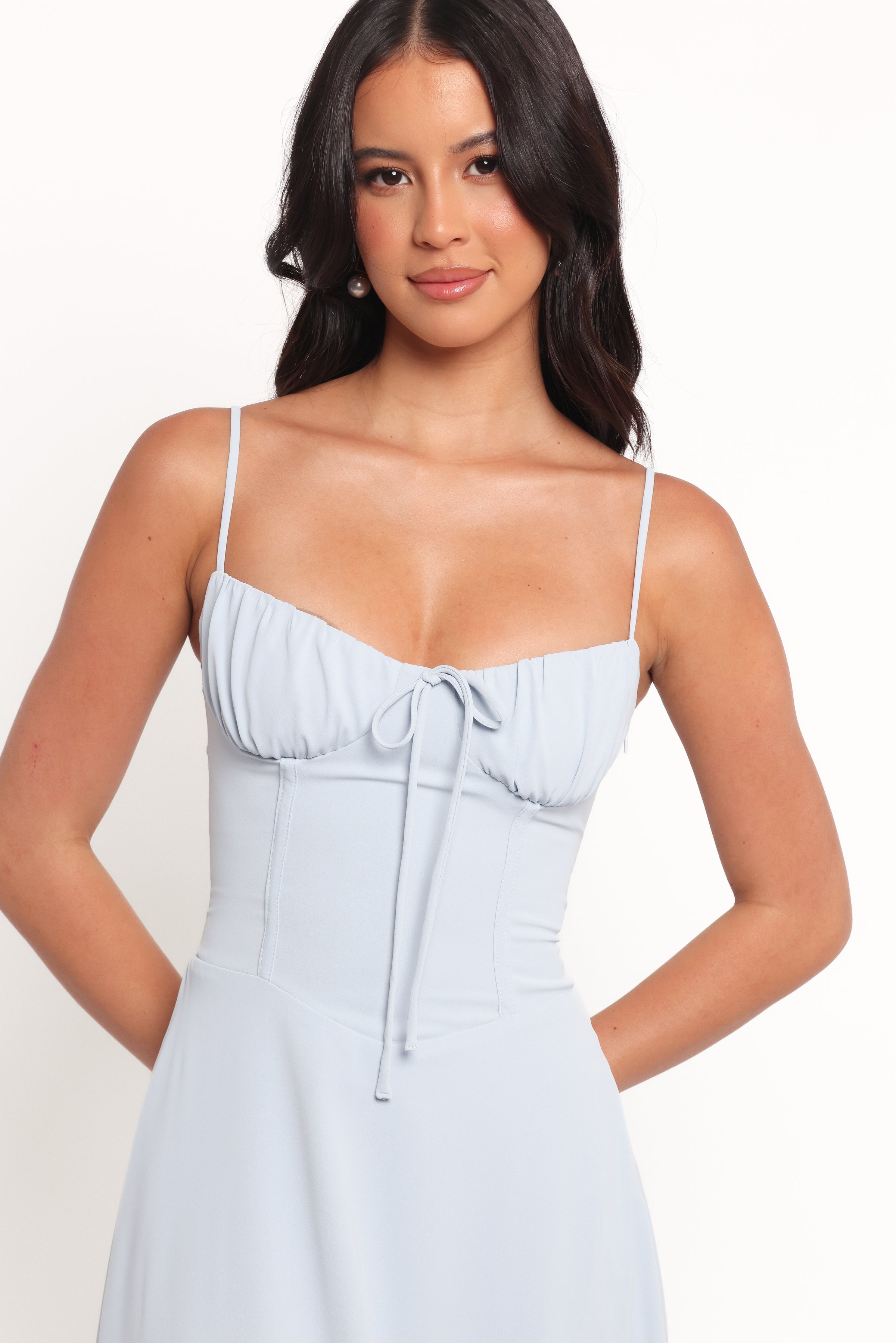 DRESSES Nadina Midi Dress - Soft Blue