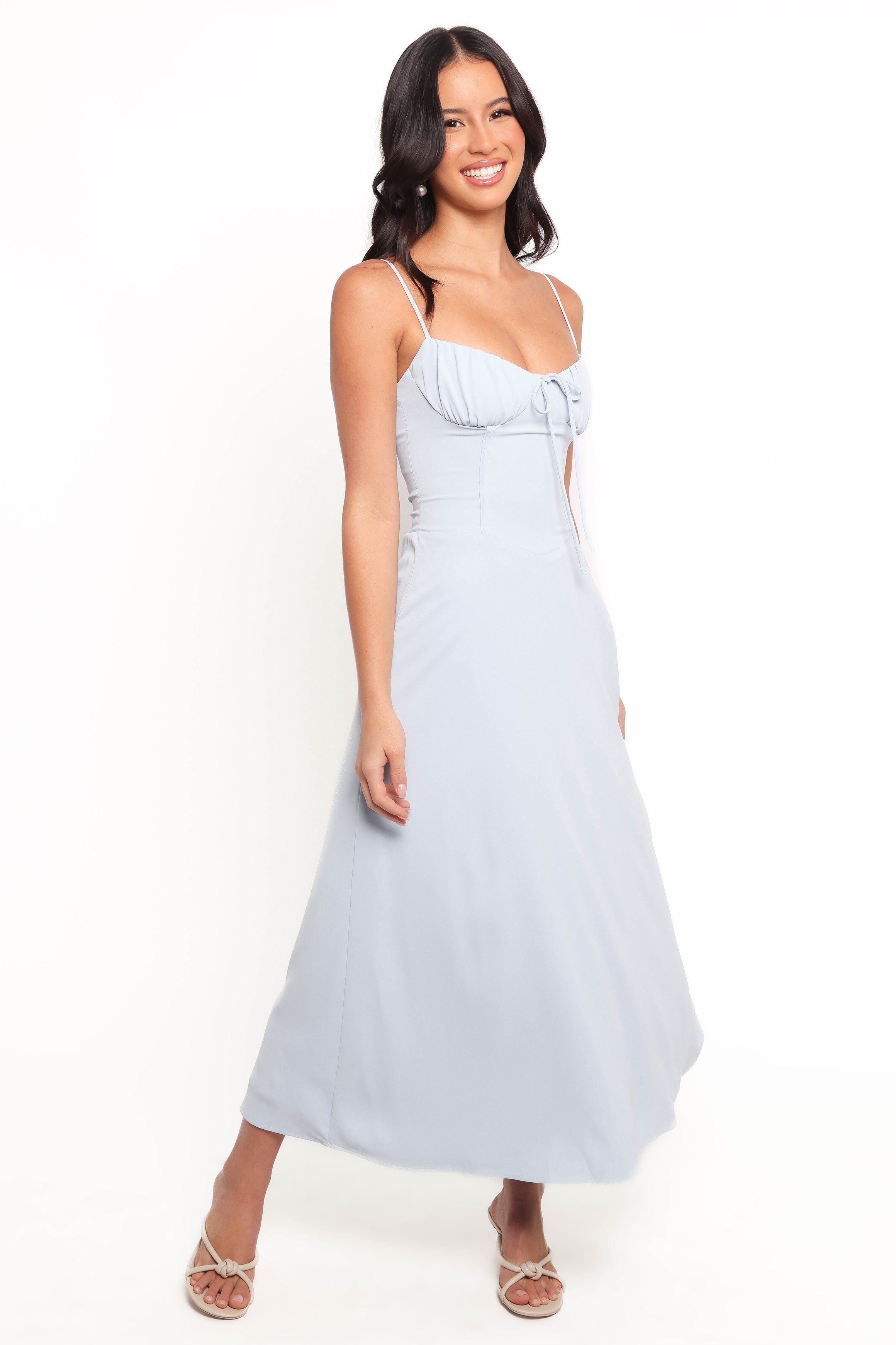DRESSES Nadina Midi Dress - Soft Blue