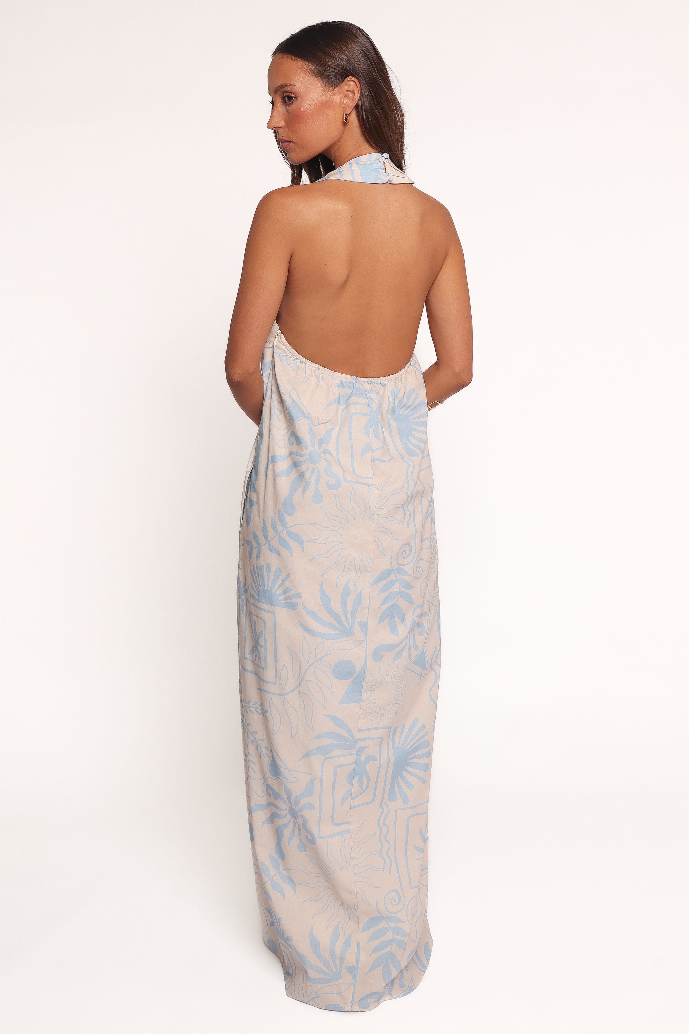 DRESSES Naida Maxi Dress - Blue Soleil