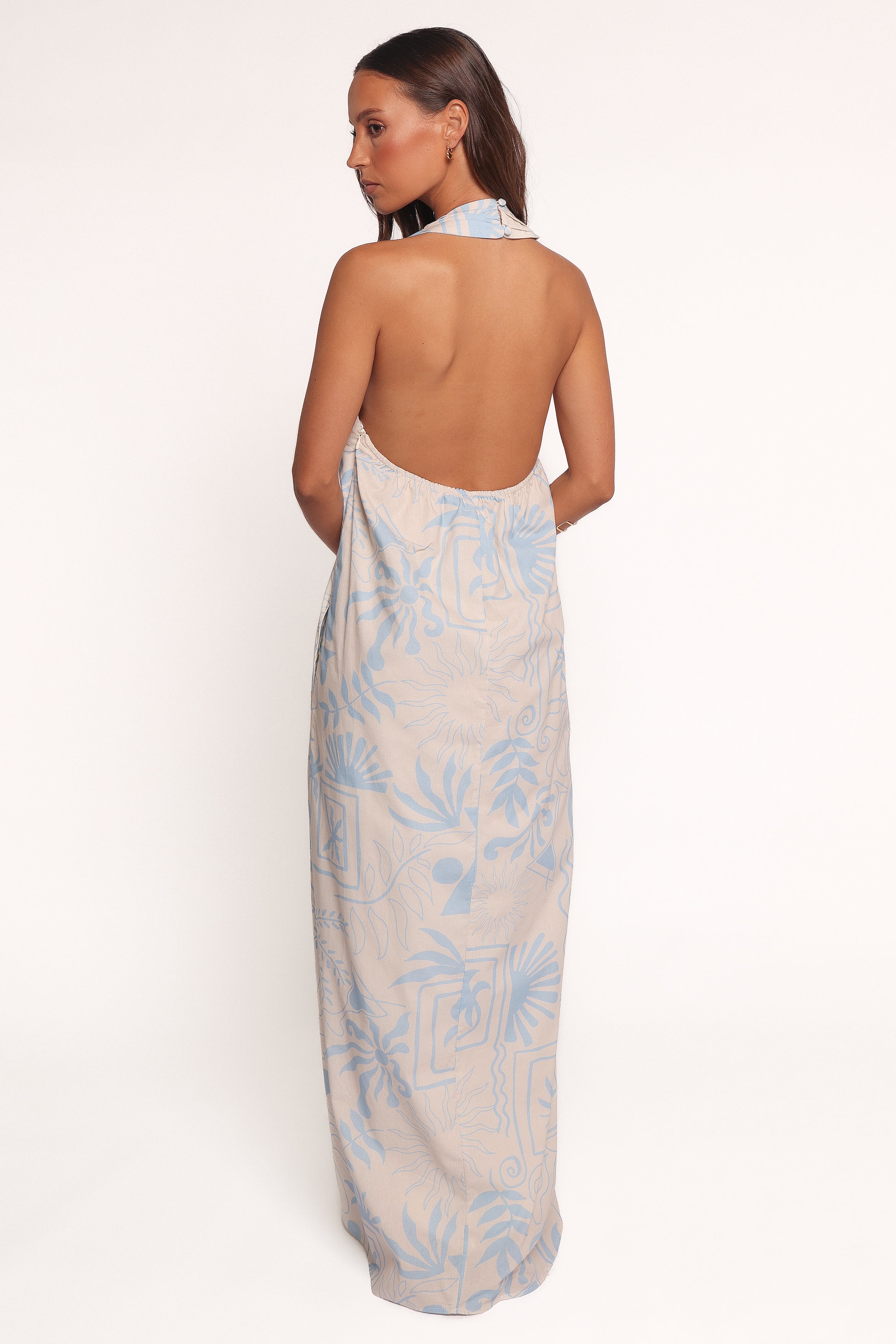 DRESSES Naida Maxi Dress - Blue Soleil