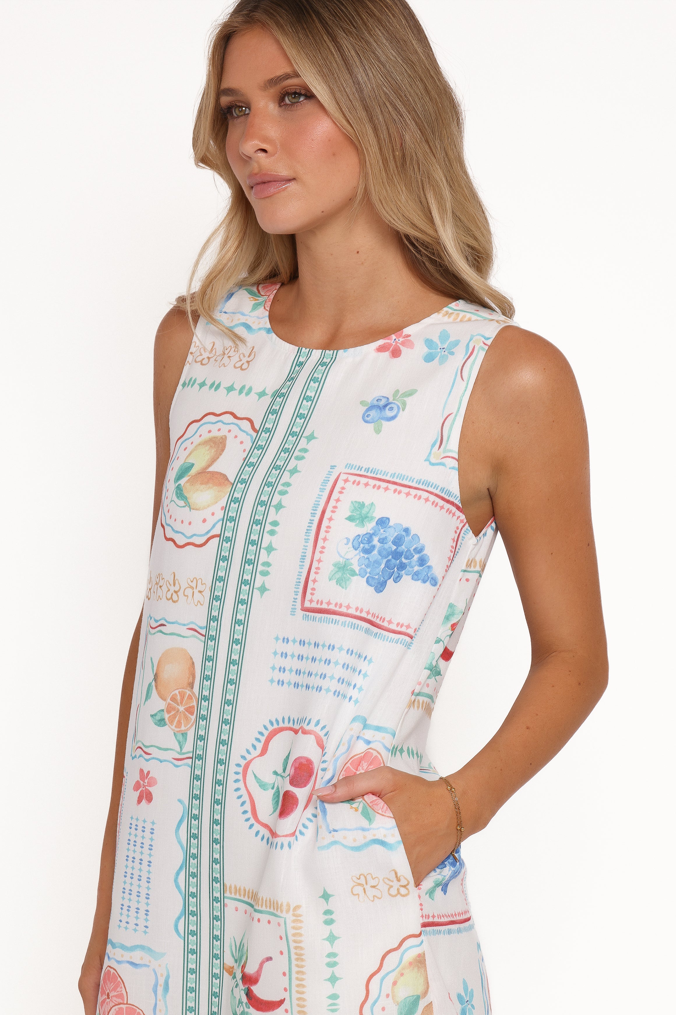 DRESSES Nalu Mini Dress - Multi Beach Print