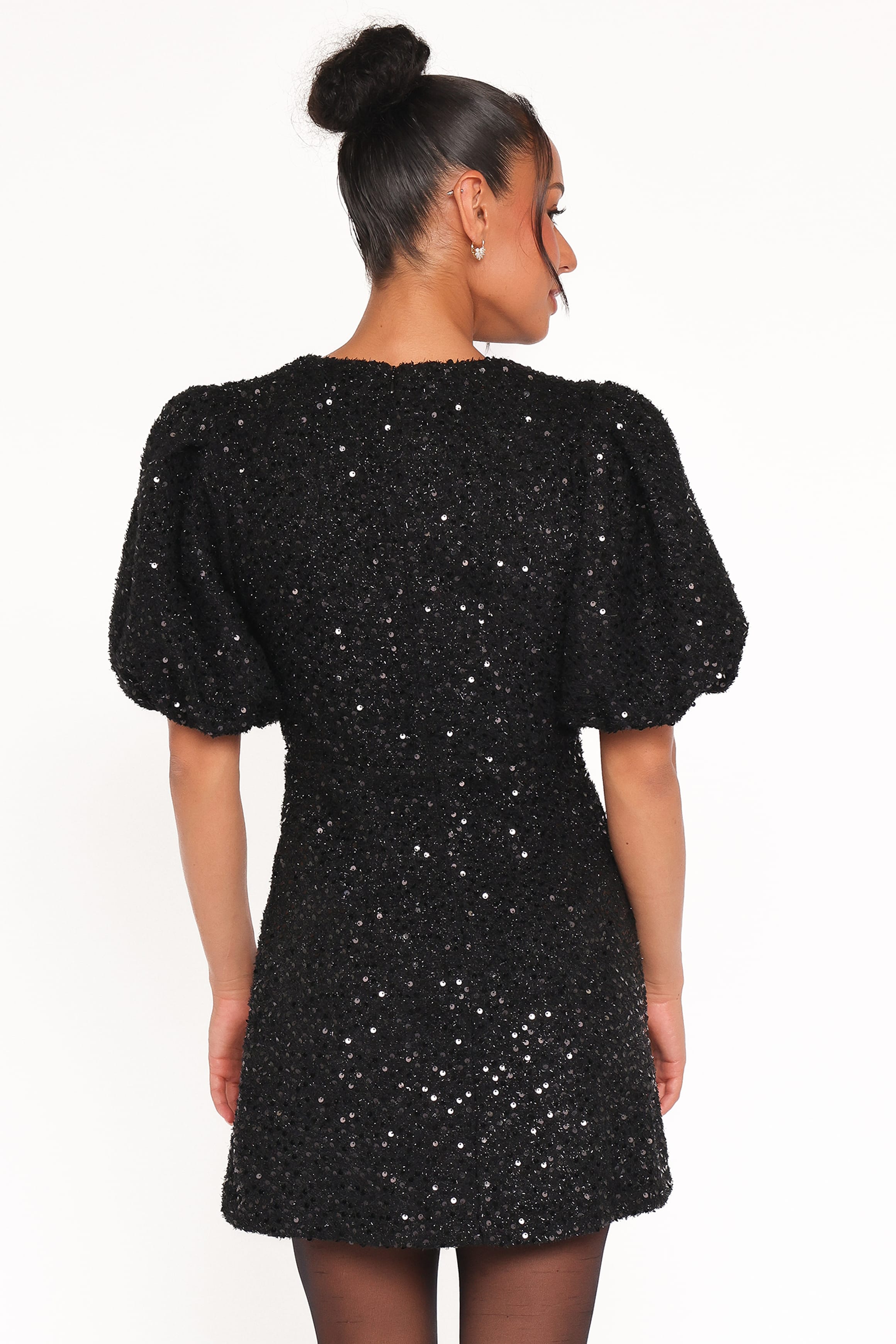 DRESSES Natasha Boucle Mini Dress - Black