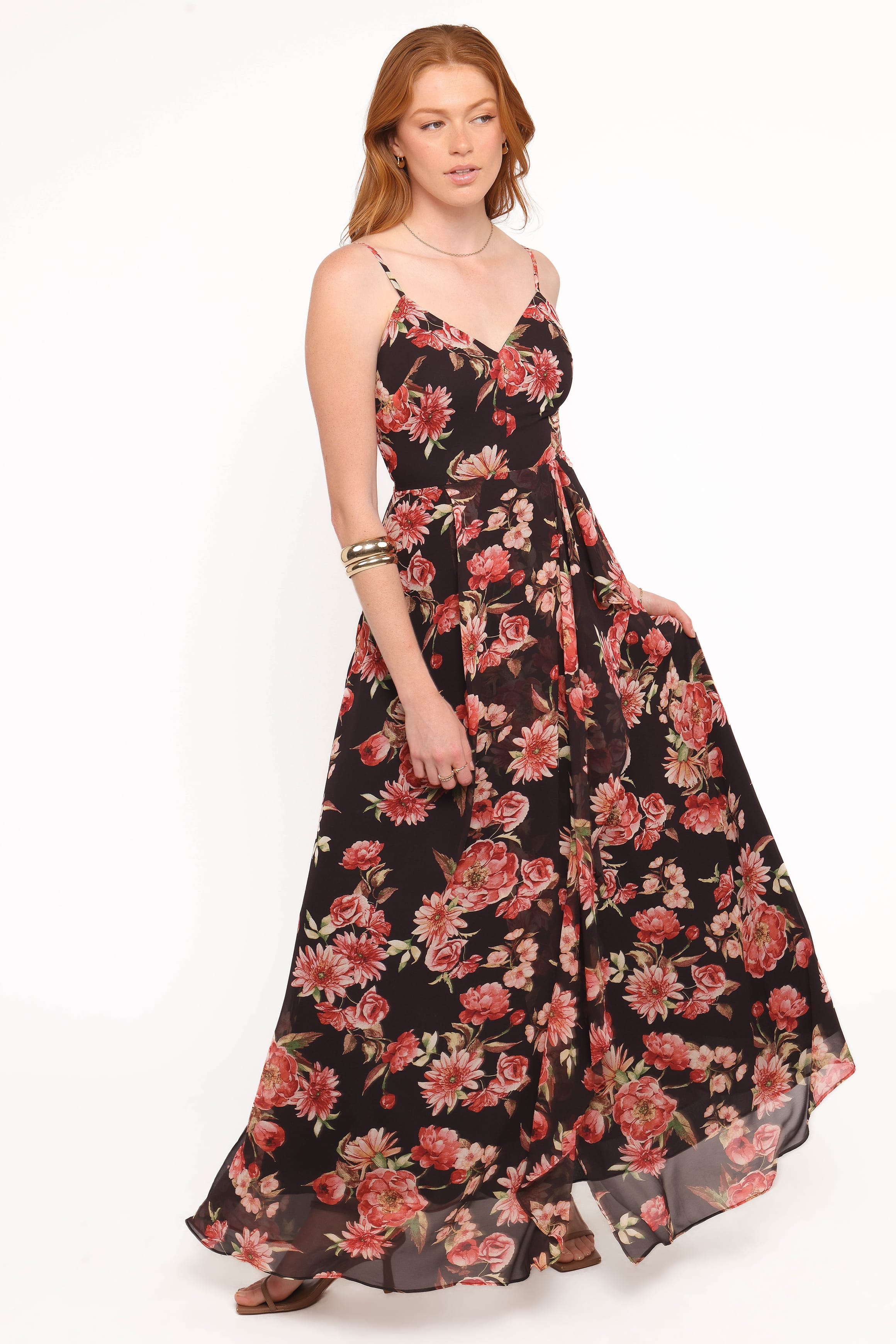 DRESSES Naver Maxi Dress - Black Floral