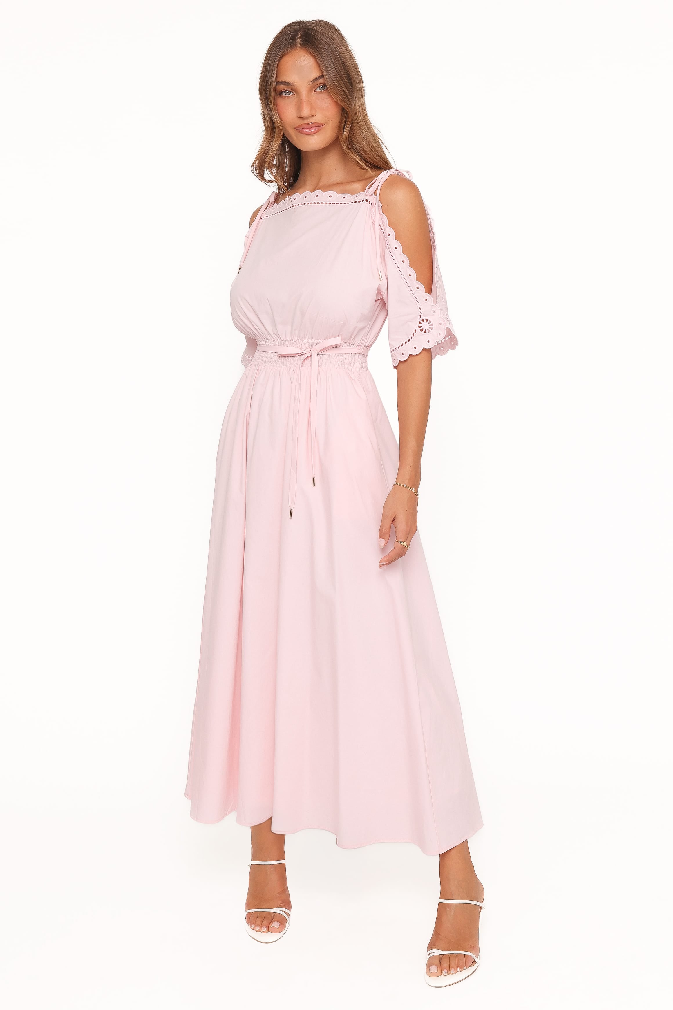 DRESSES Nellie Midi Dress - Petal Pink