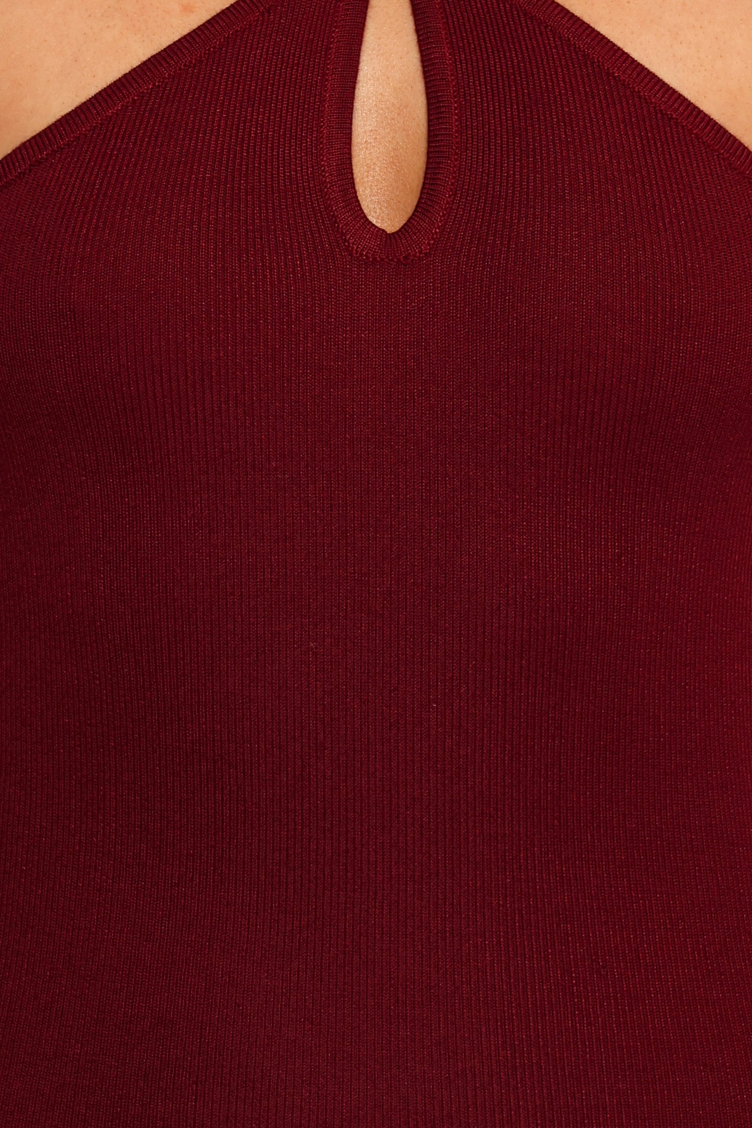 DRESSES Nessa Midi Dress - Dark Cherry