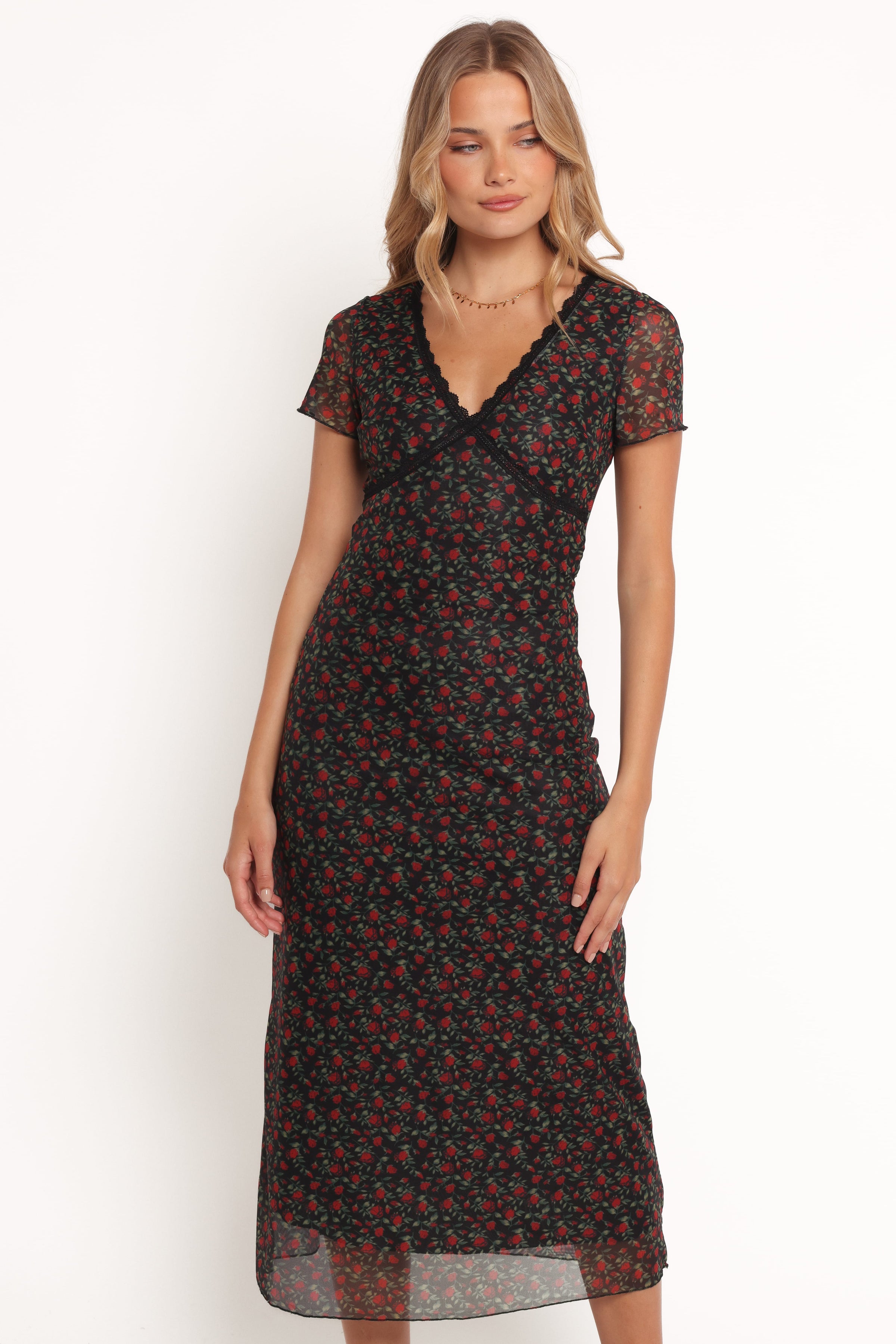 DRESSES Neve Maxi Dress - Rose Print