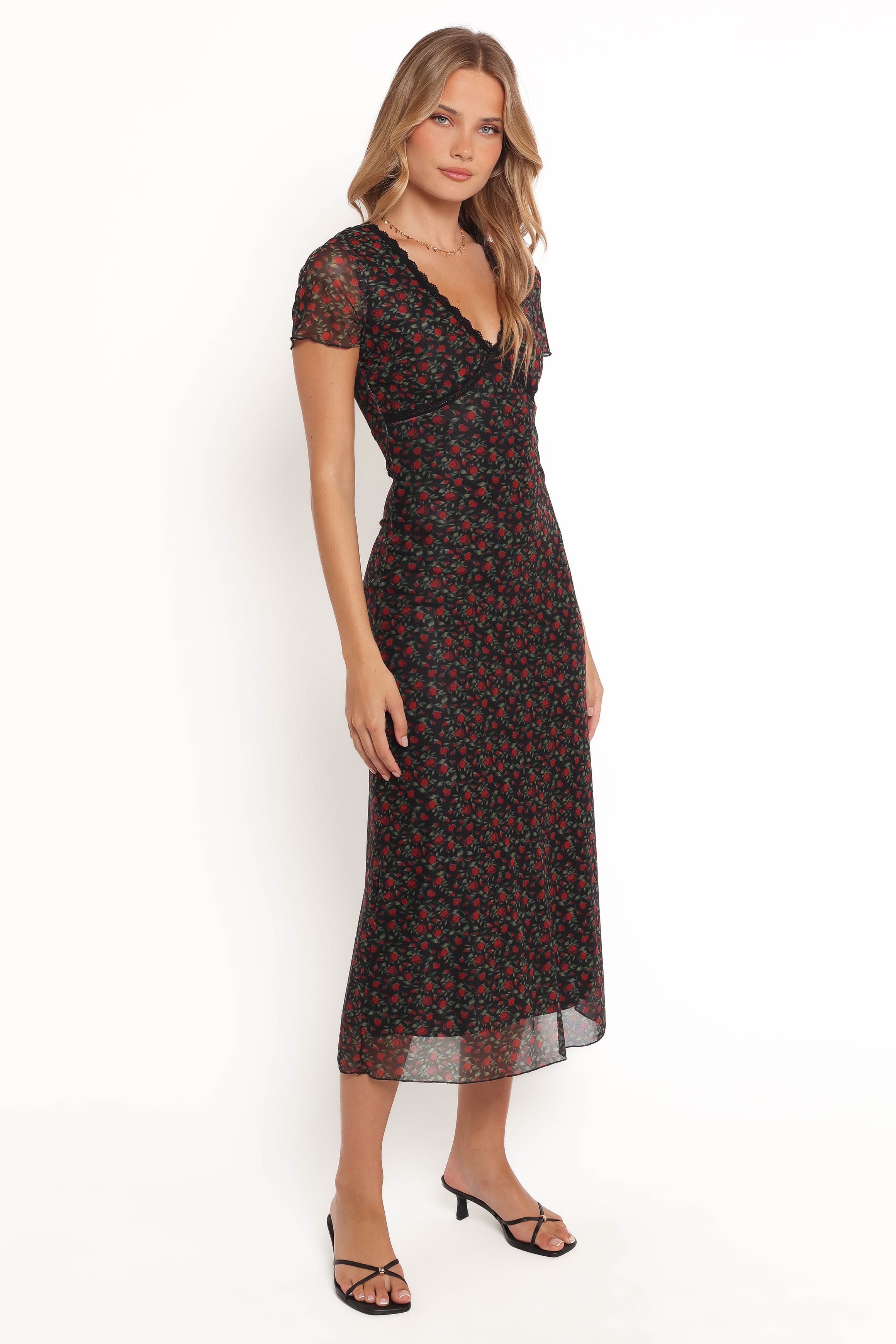 DRESSES Neve Maxi Dress - Rose Print