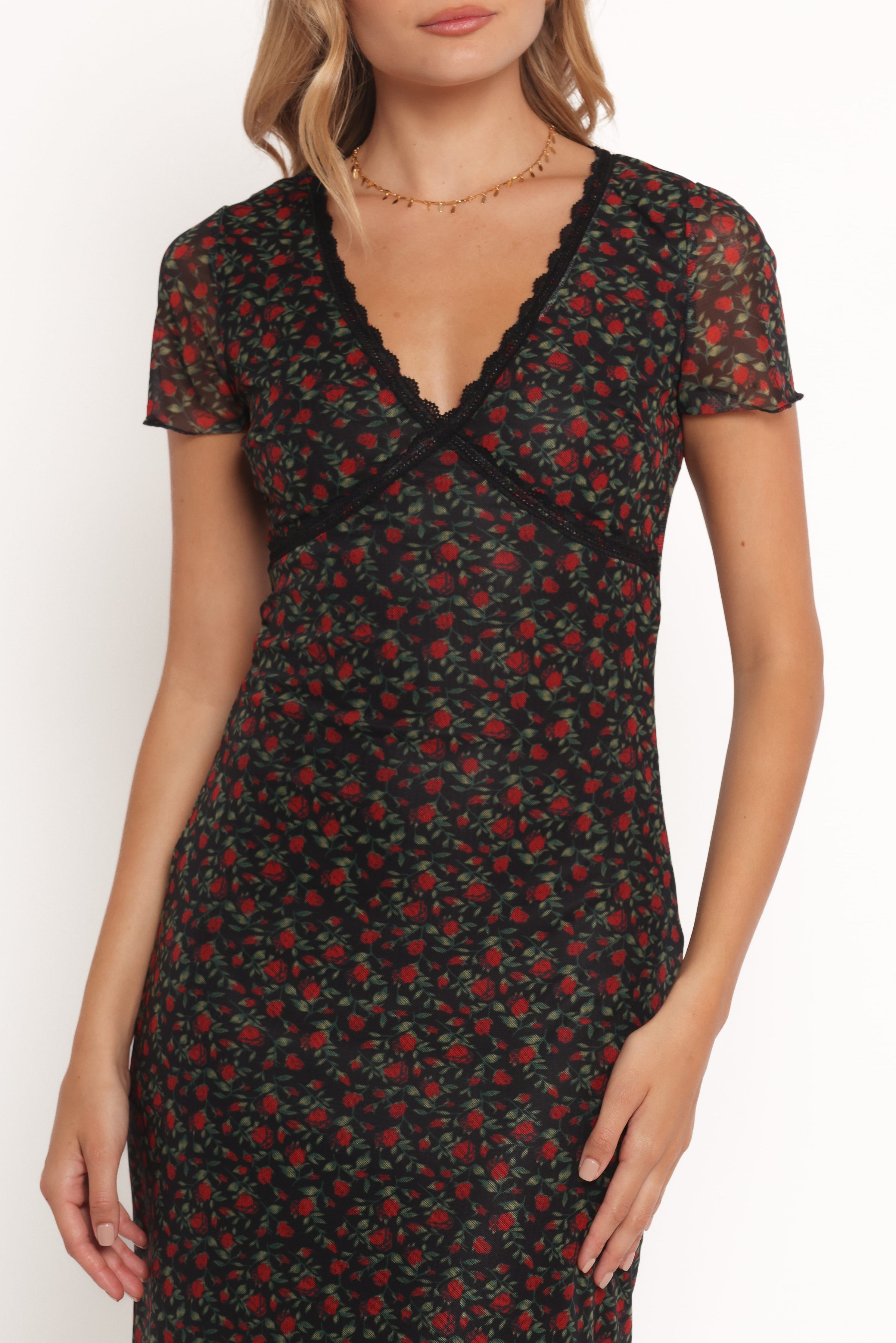 DRESSES Neve Maxi Dress - Rose Print