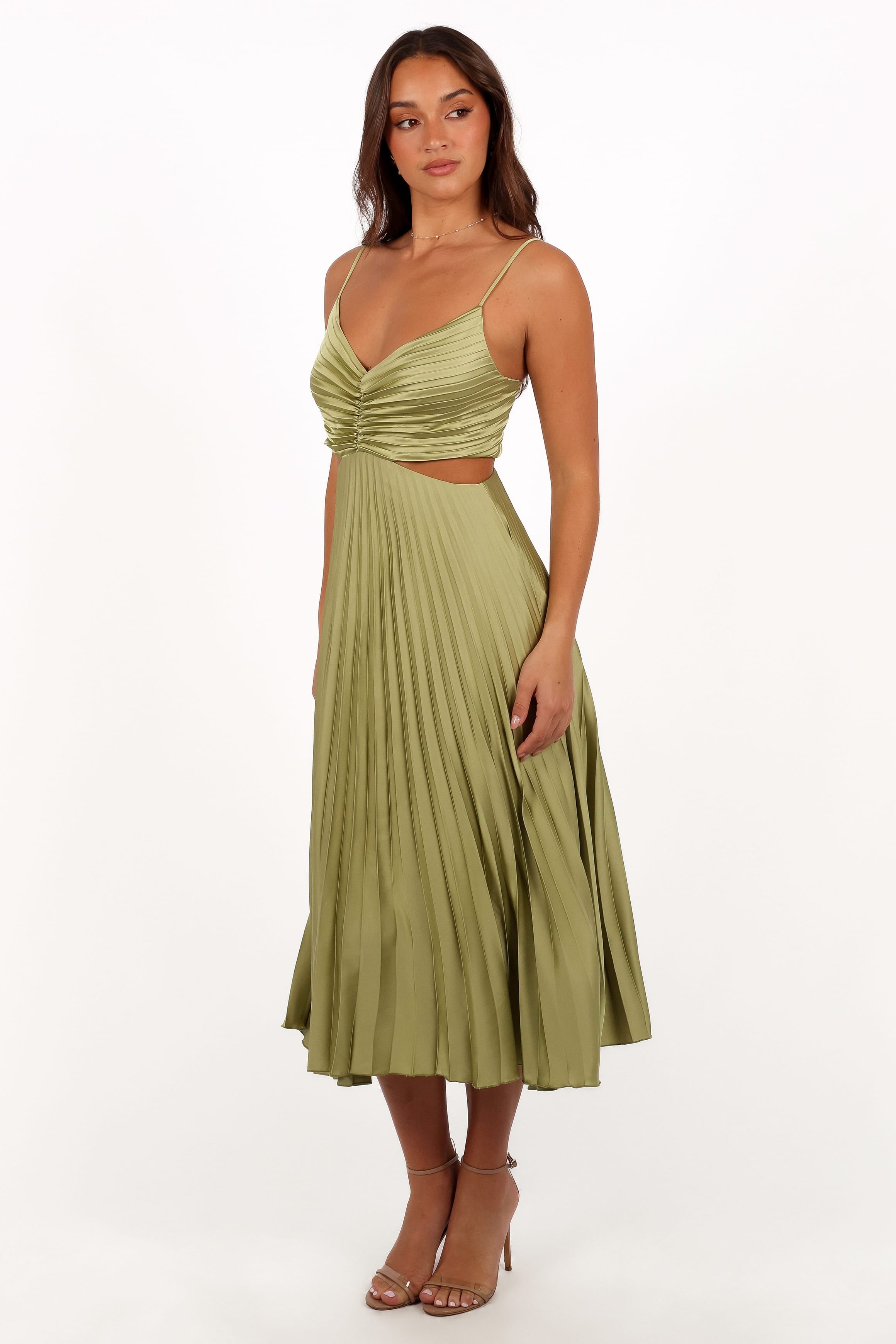 DRESSES Niamh Midi Dress - Meadow Green