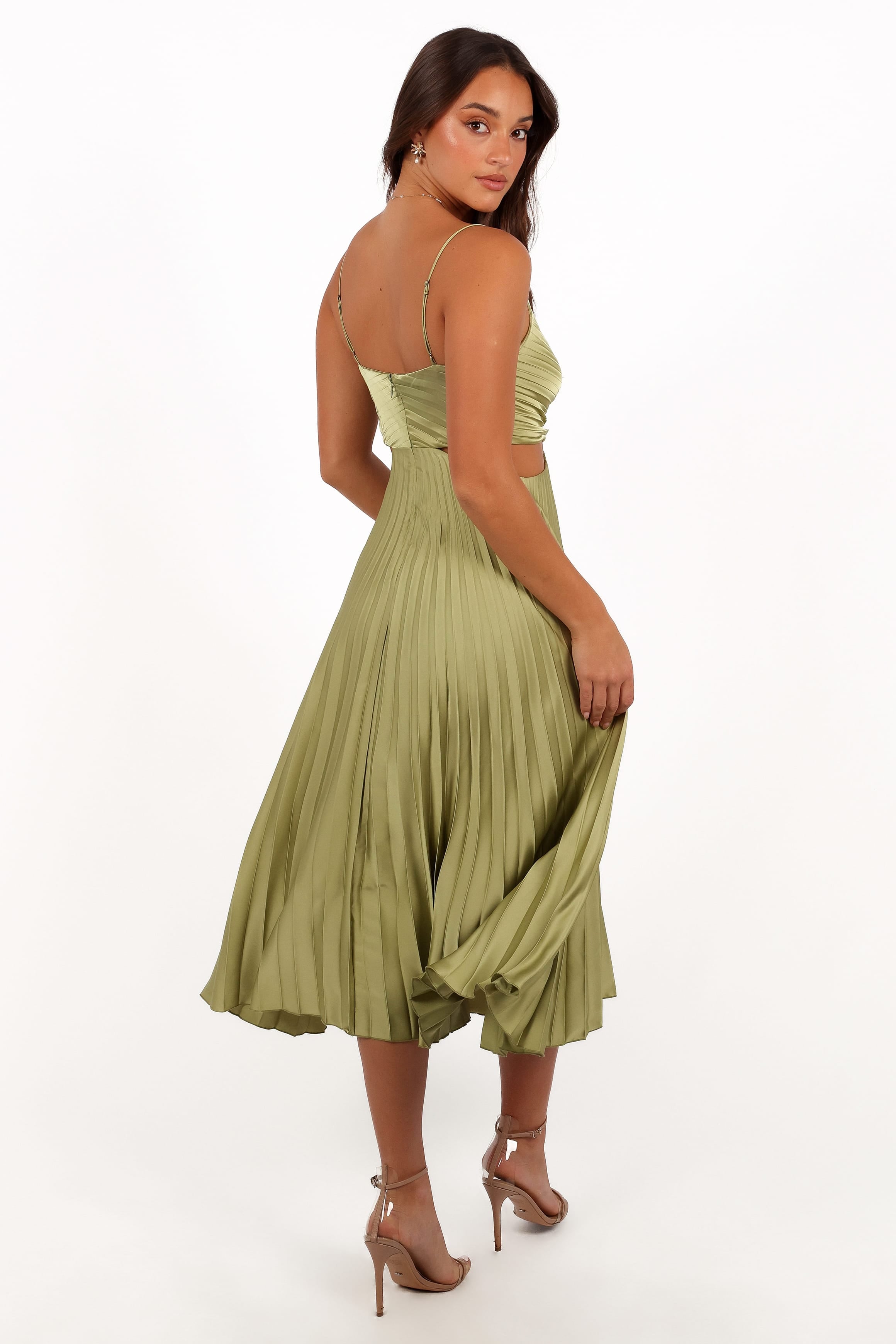 DRESSES Niamh Midi Dress - Meadow Green