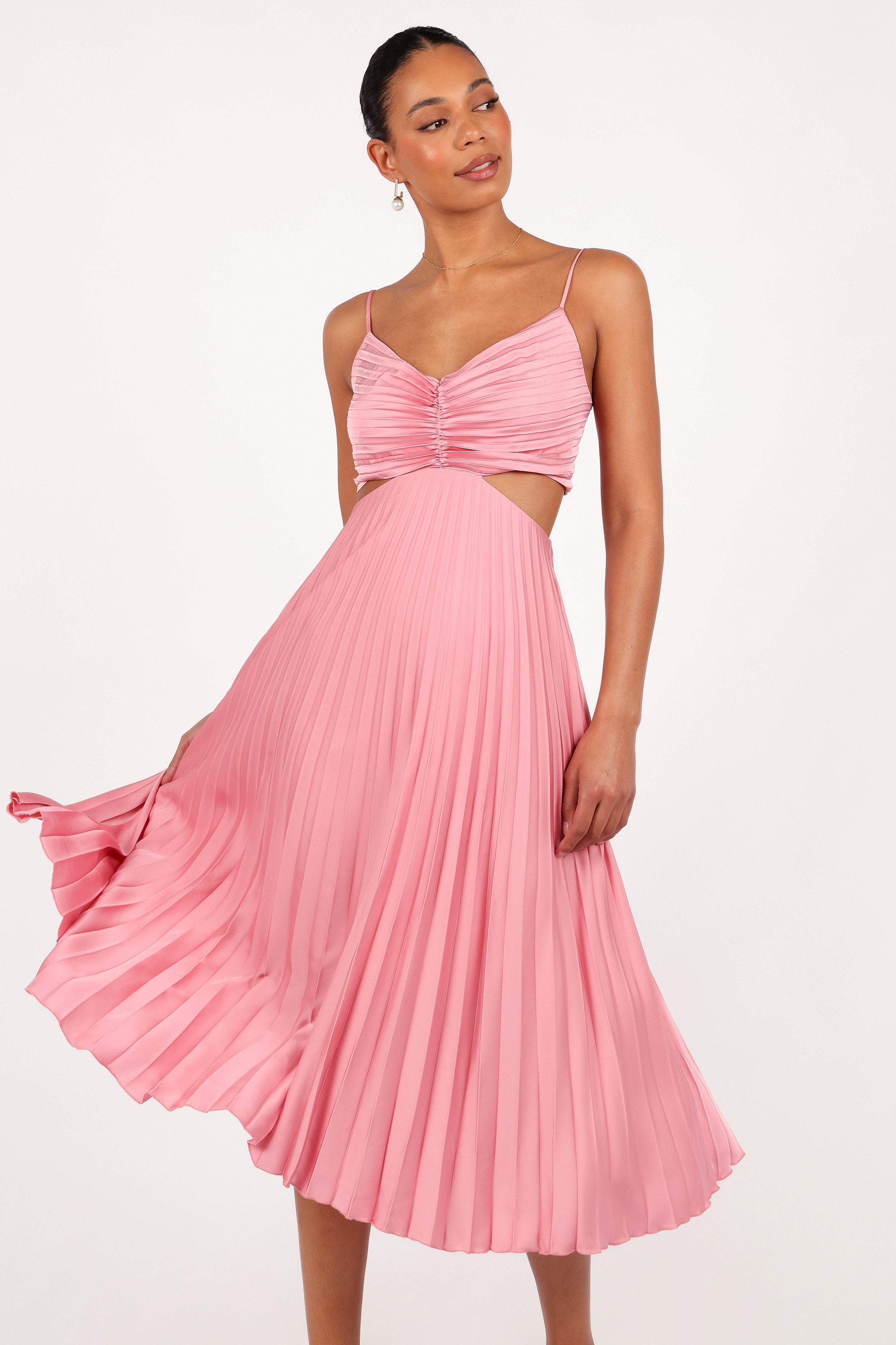 DRESSES Niamh Midi Dress - Poppy Pink