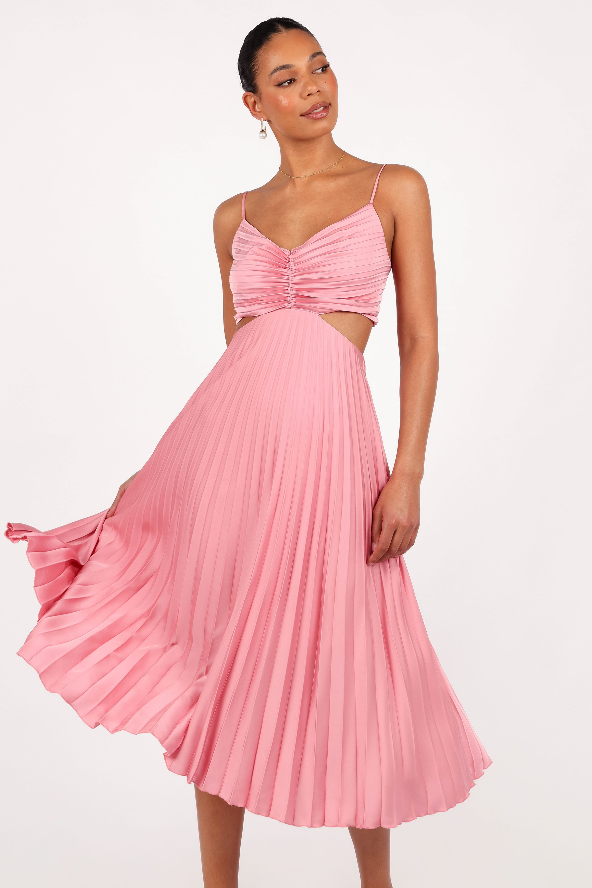 DRESSES Niamh Midi Dress - Poppy Pink