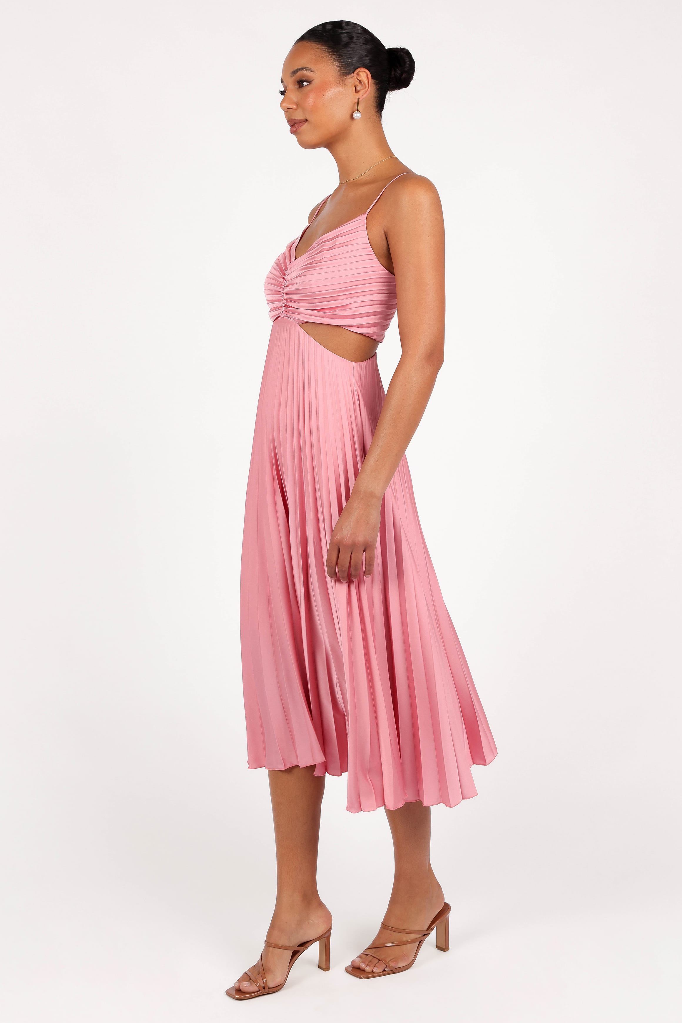 DRESSES Niamh Midi Dress - Poppy Pink