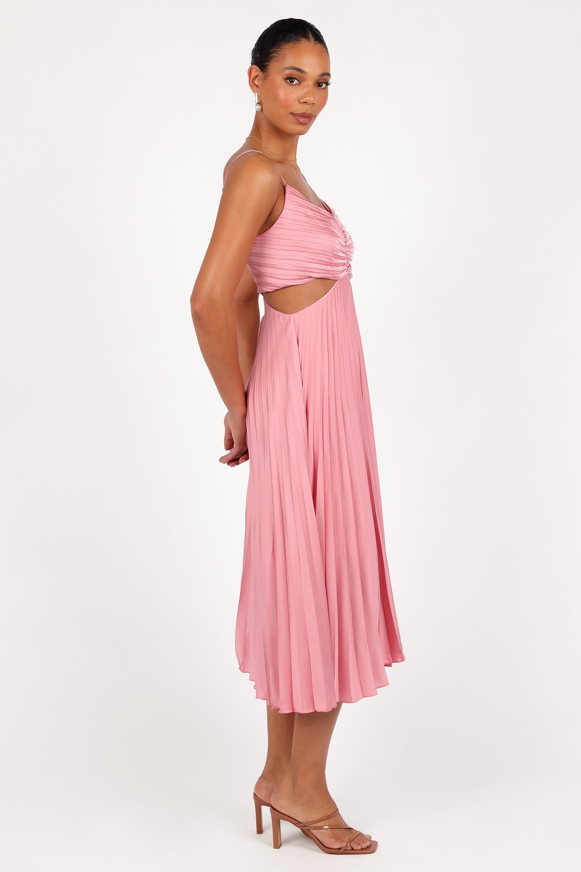 DRESSES Niamh Midi Dress - Poppy Pink