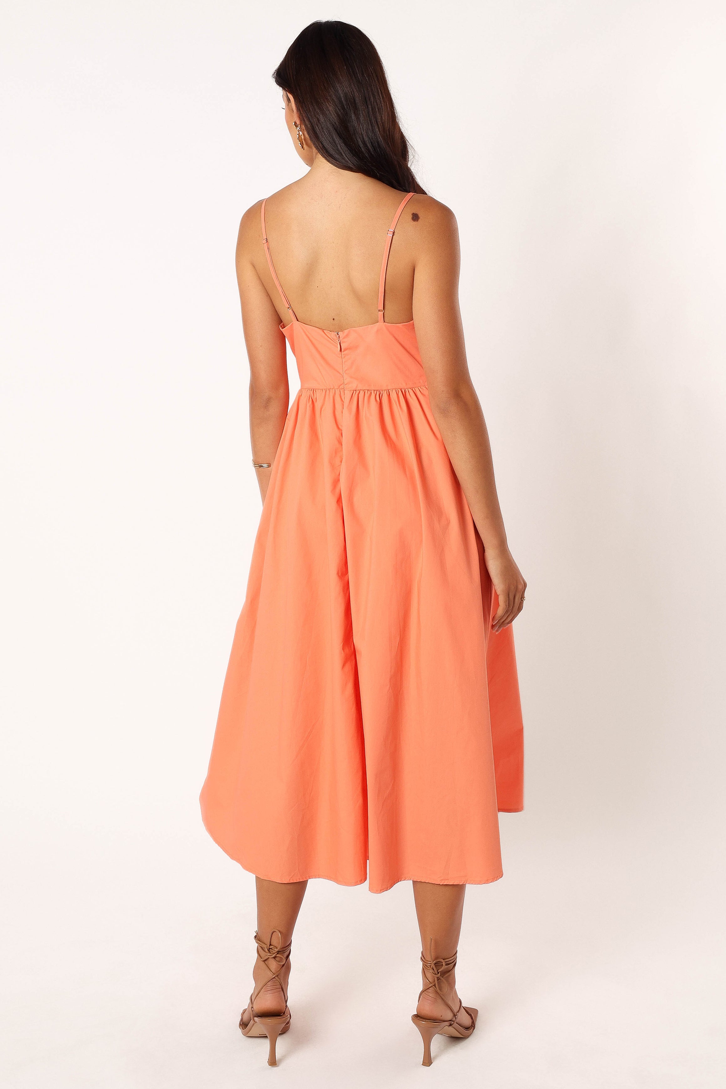 DRESSES @Noira Midi Dress - Apricot