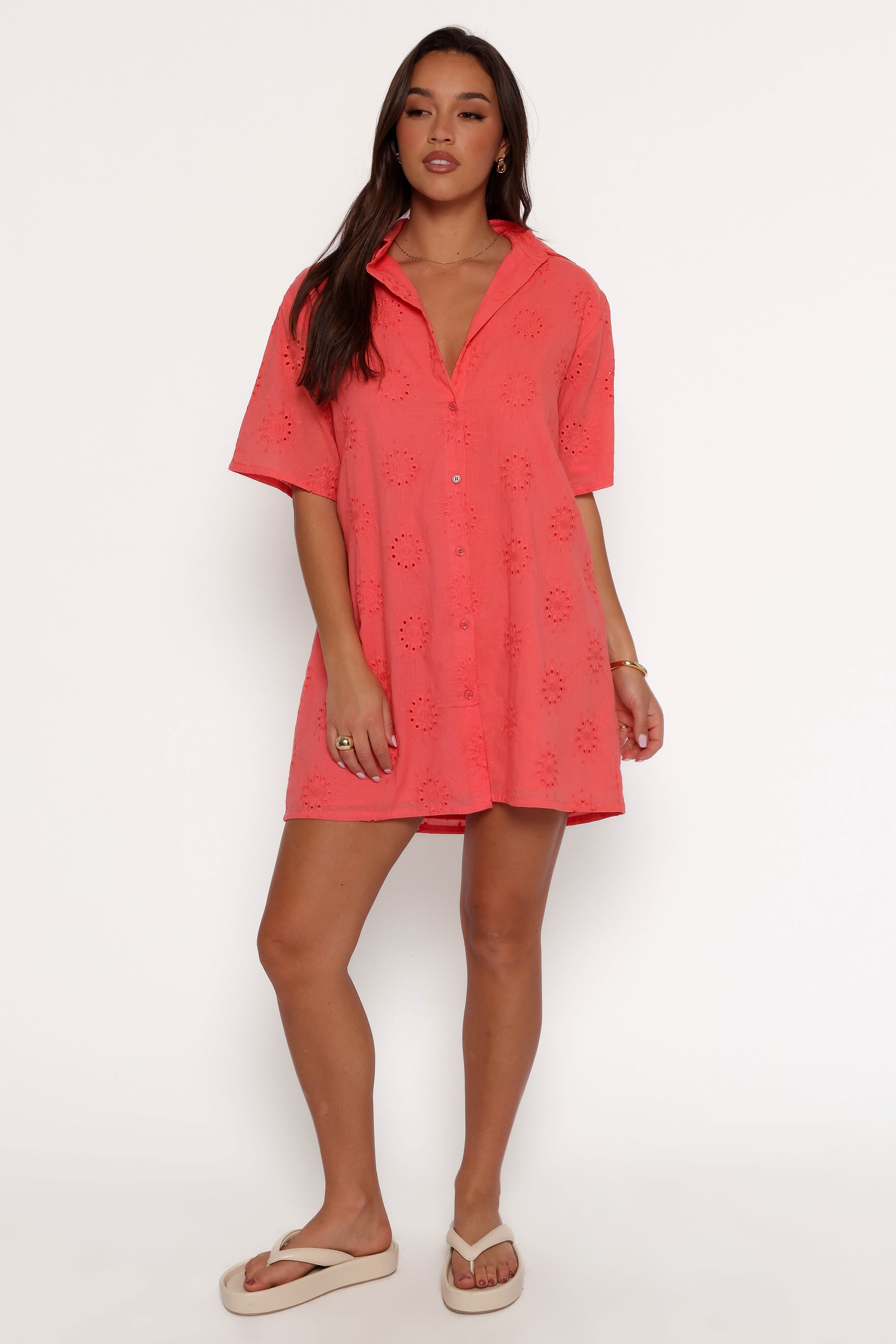 DRESSES Norah Mini Dress - Coral