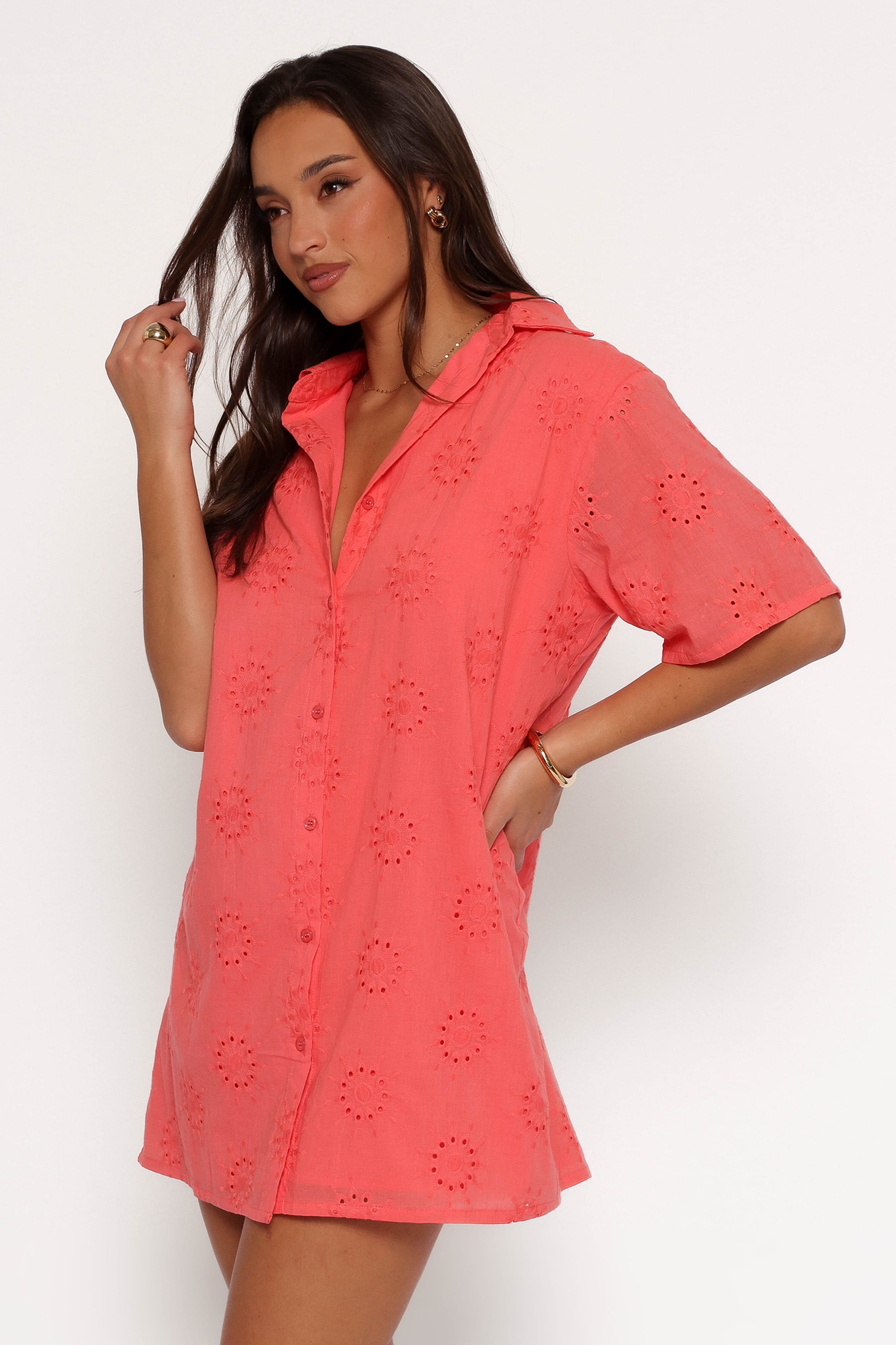 DRESSES Norah Mini Dress - Coral