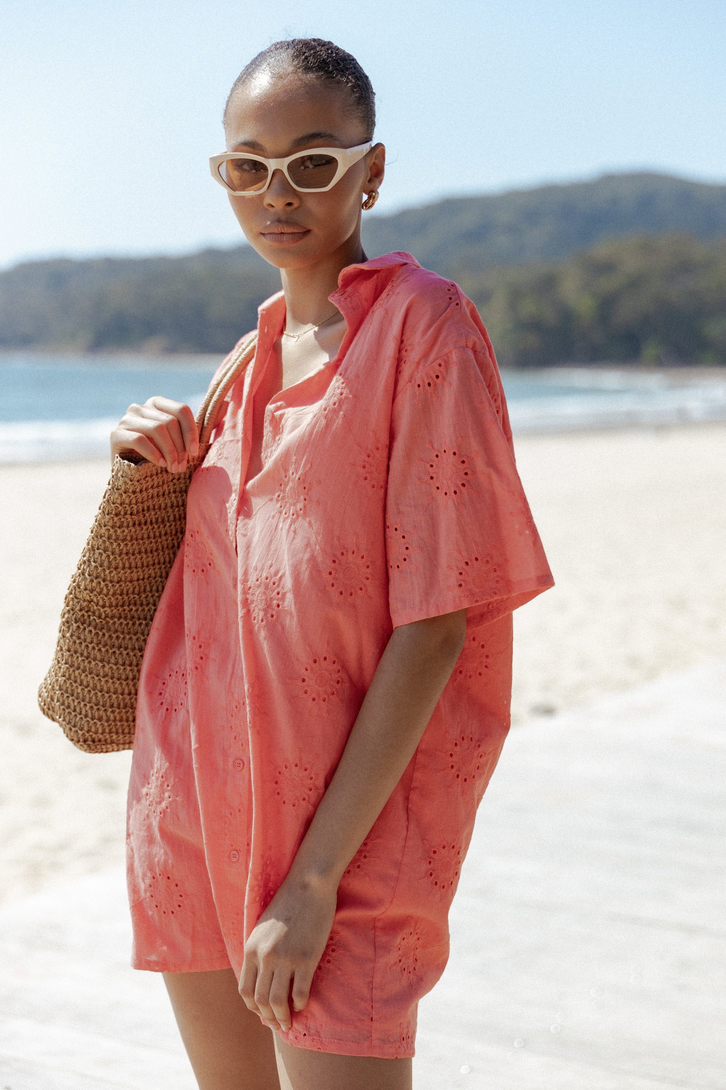 DRESSES Norah Mini Dress - Coral