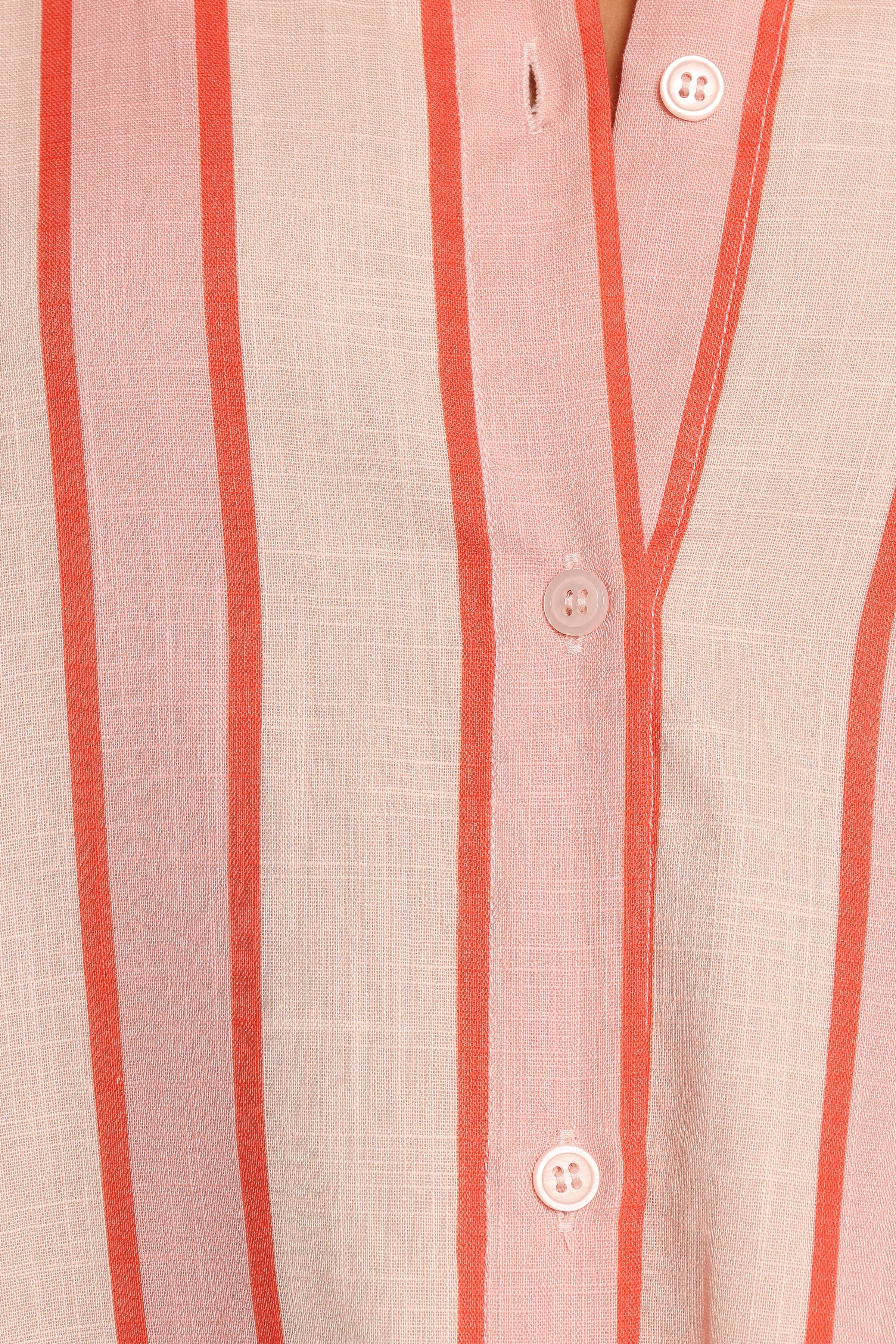 DRESSES Norah Mini Dress - Pink Stripe