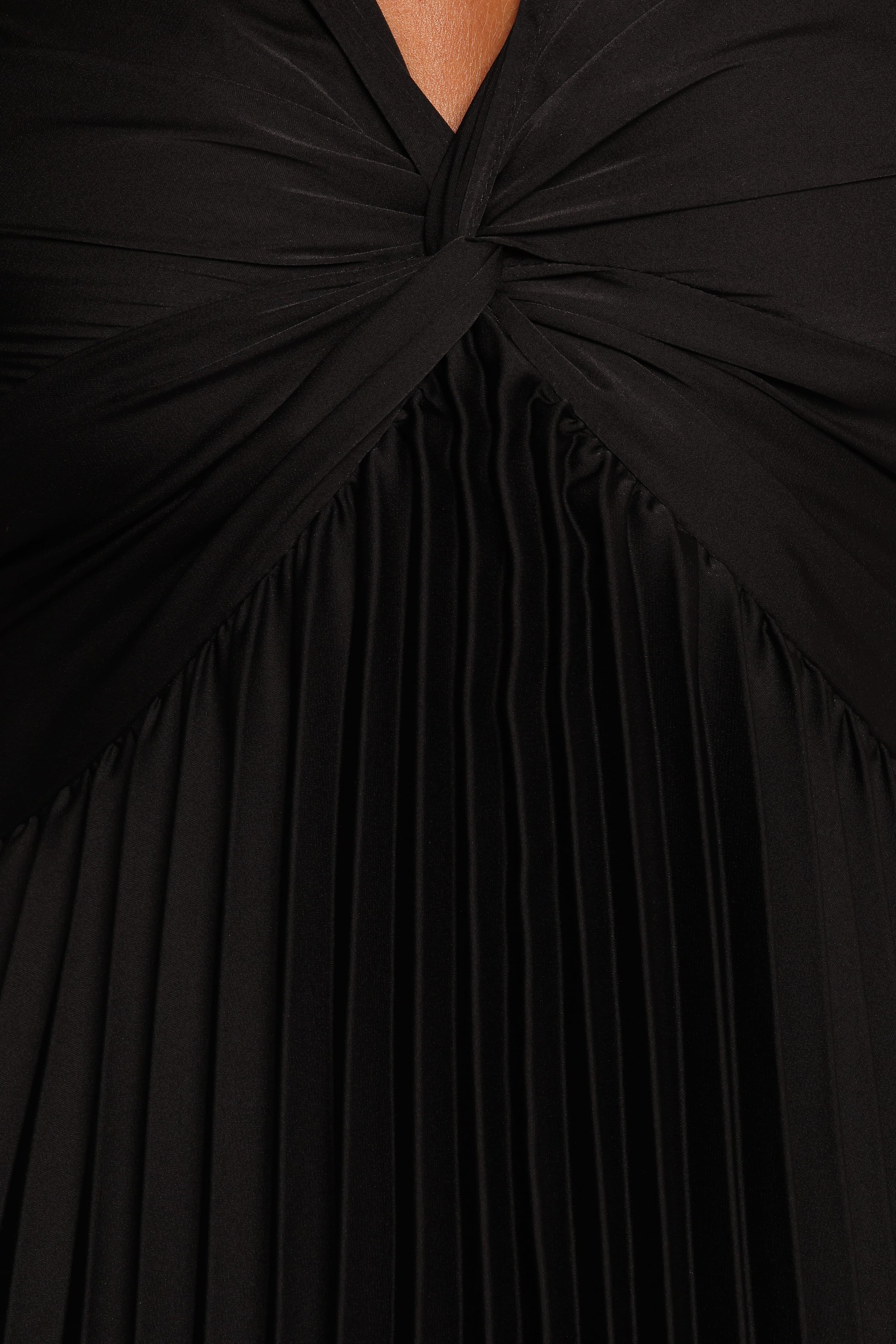 DRESSES Nova Flutter Sleeve Midi Dress - Black