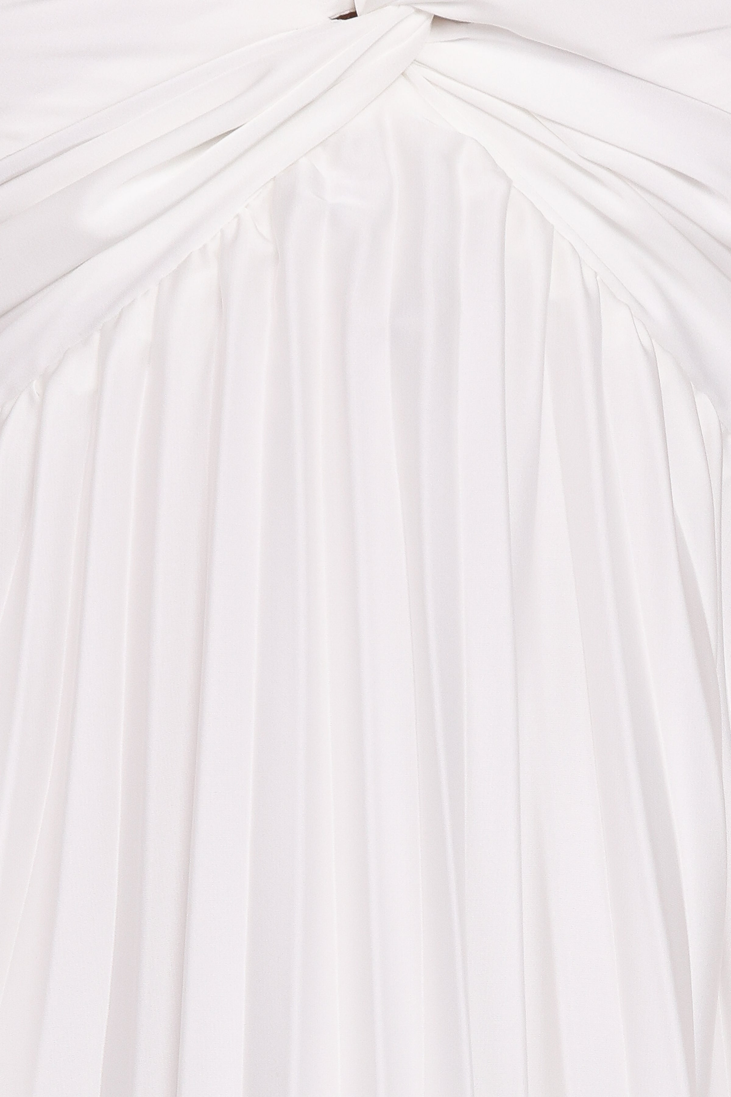 DRESSES Nova Flutter Sleeve Midi Dress - White