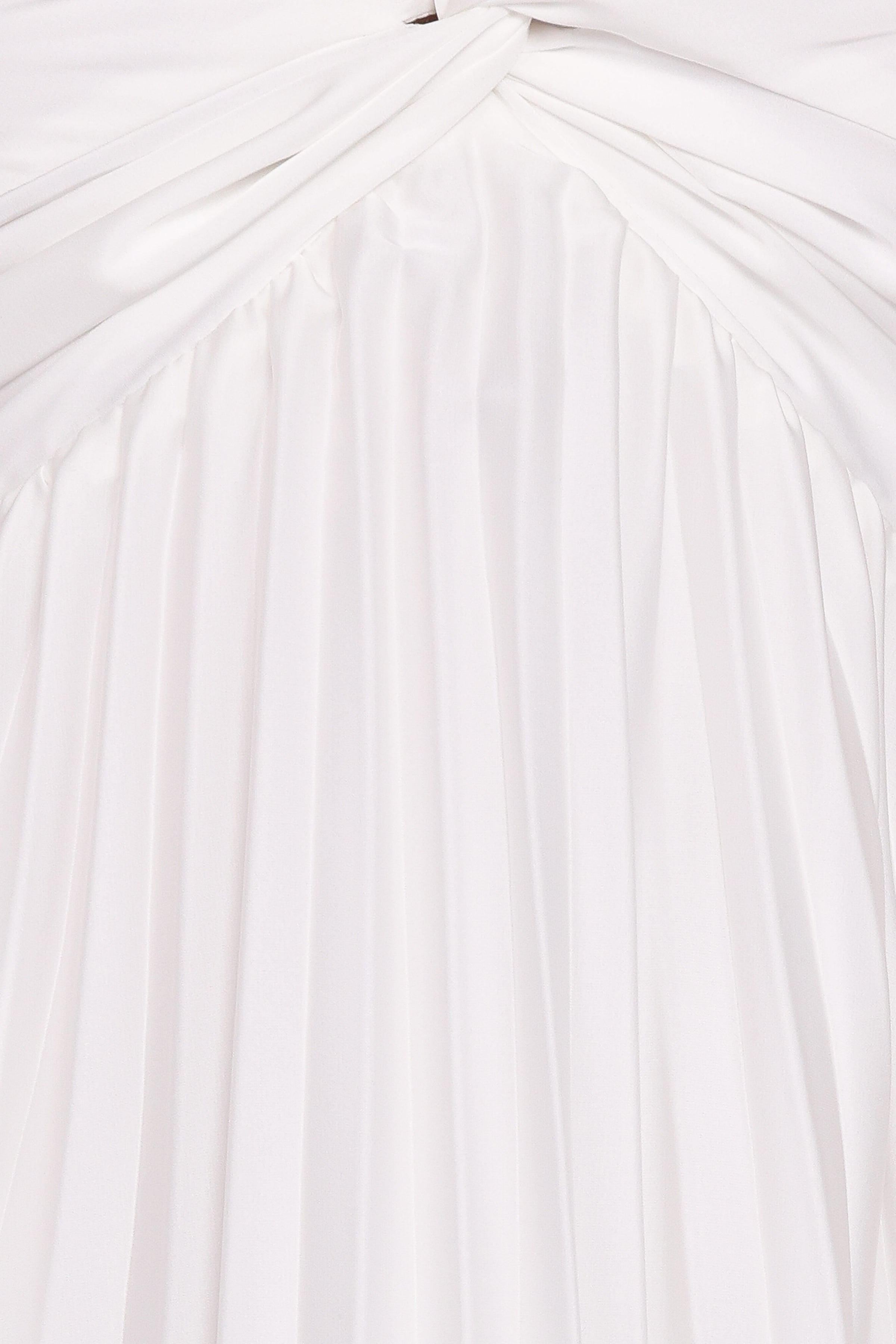 DRESSES Nova Flutter Sleeve Midi Dress - White