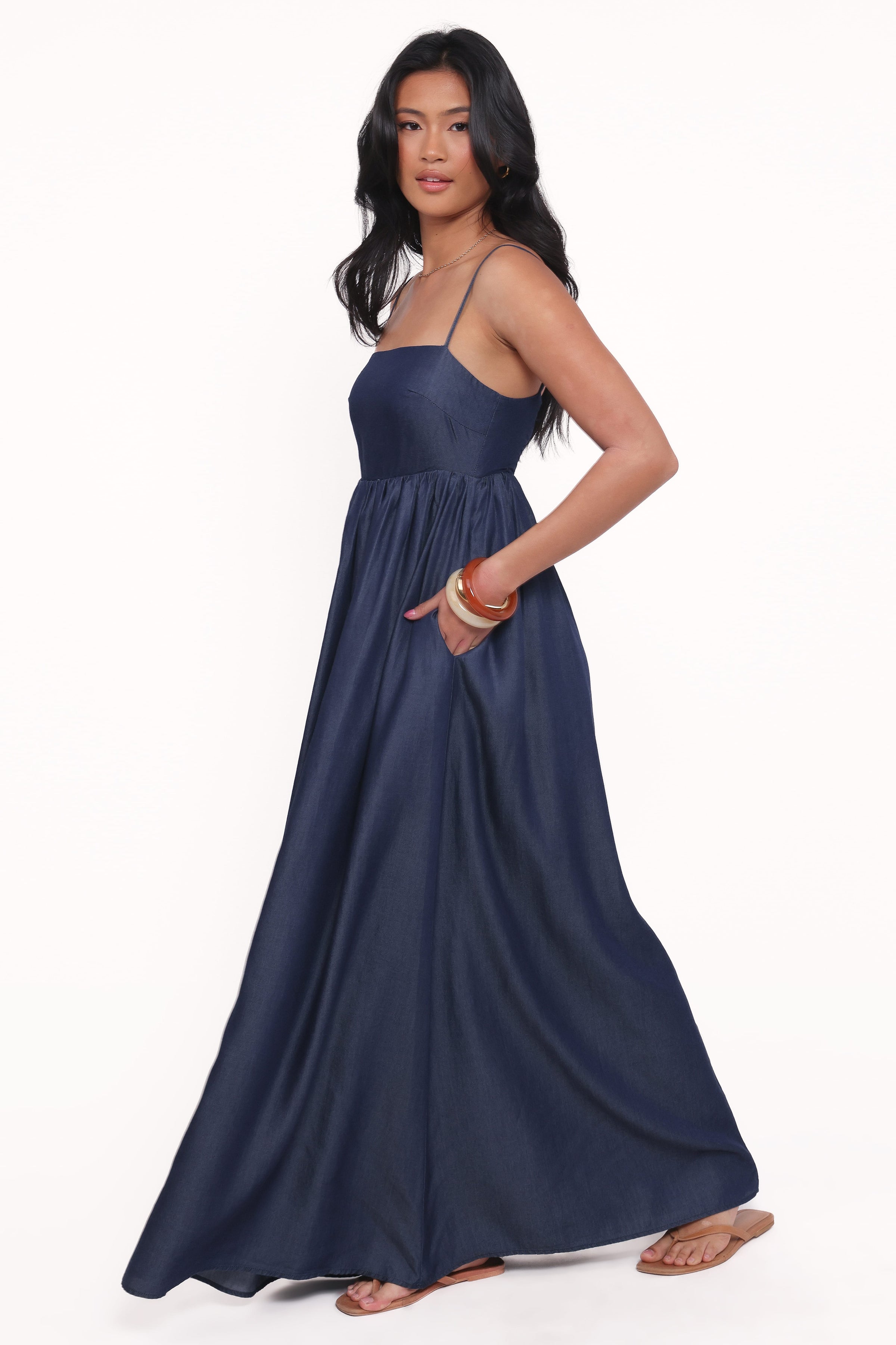 DRESSES Odessa Maxi Dress - Dark Chambray