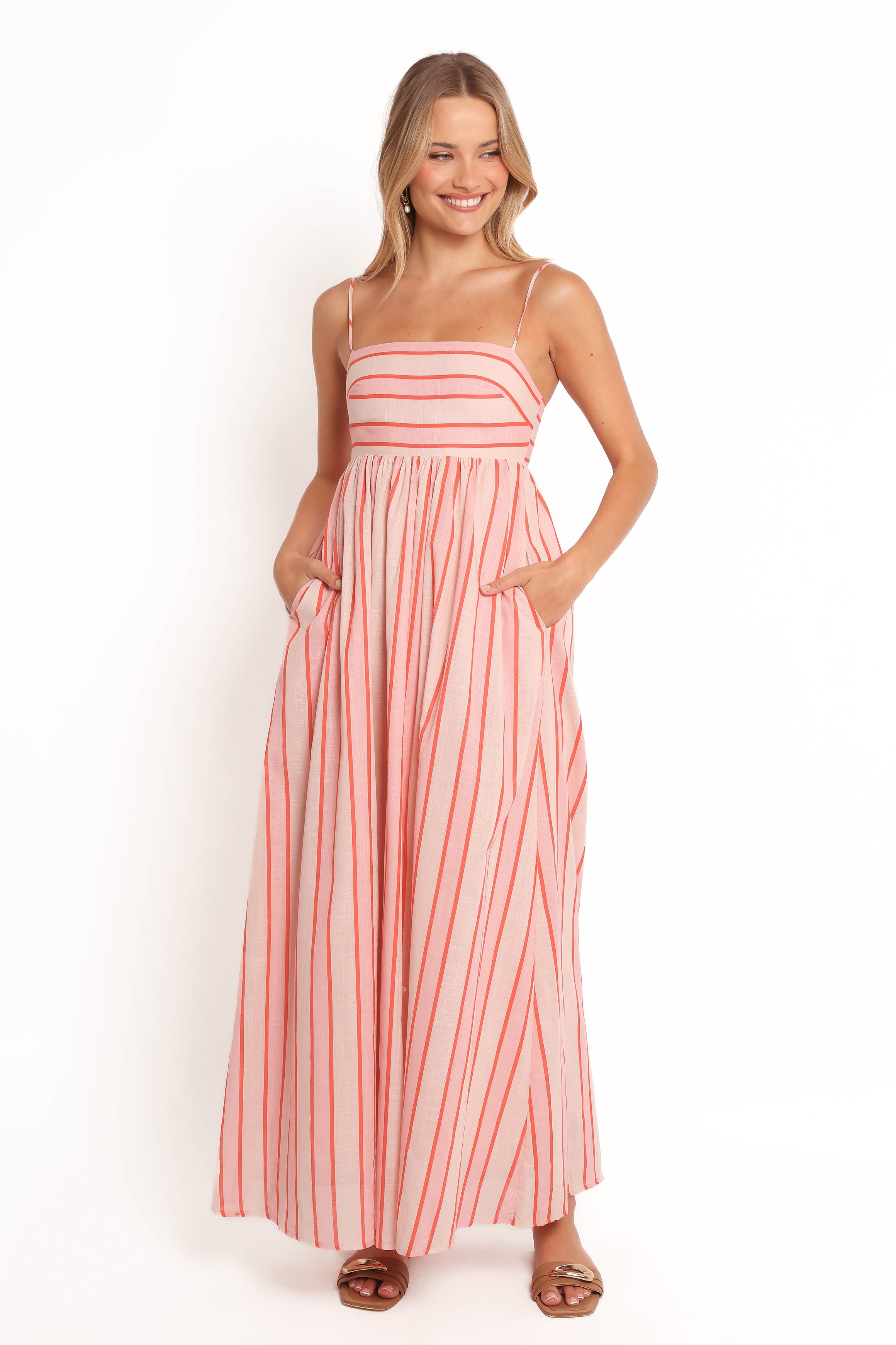 DRESSES Odessa Maxi Dress - Pink Stripe