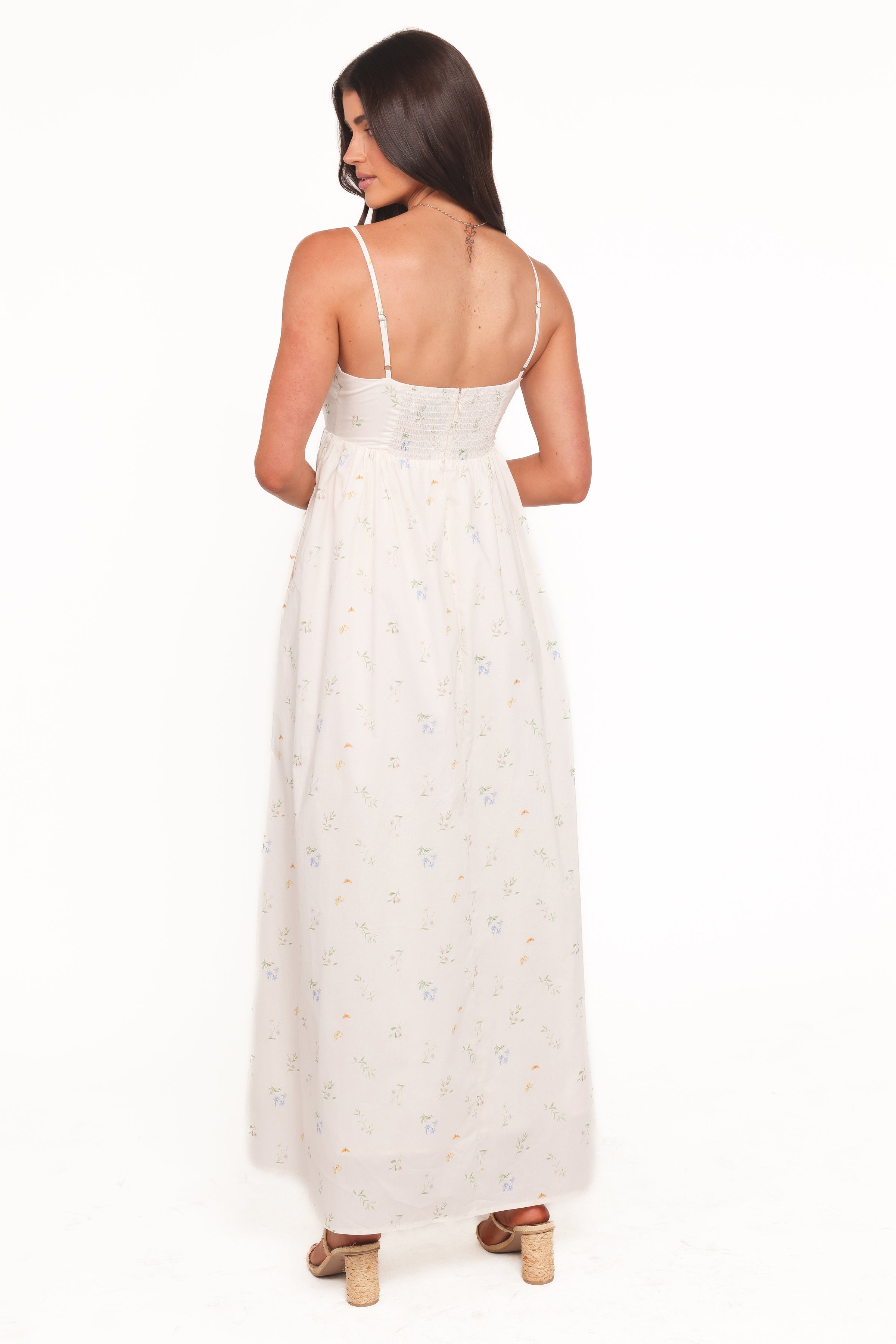 DRESSES Odessa Maxi Dress - White Floral