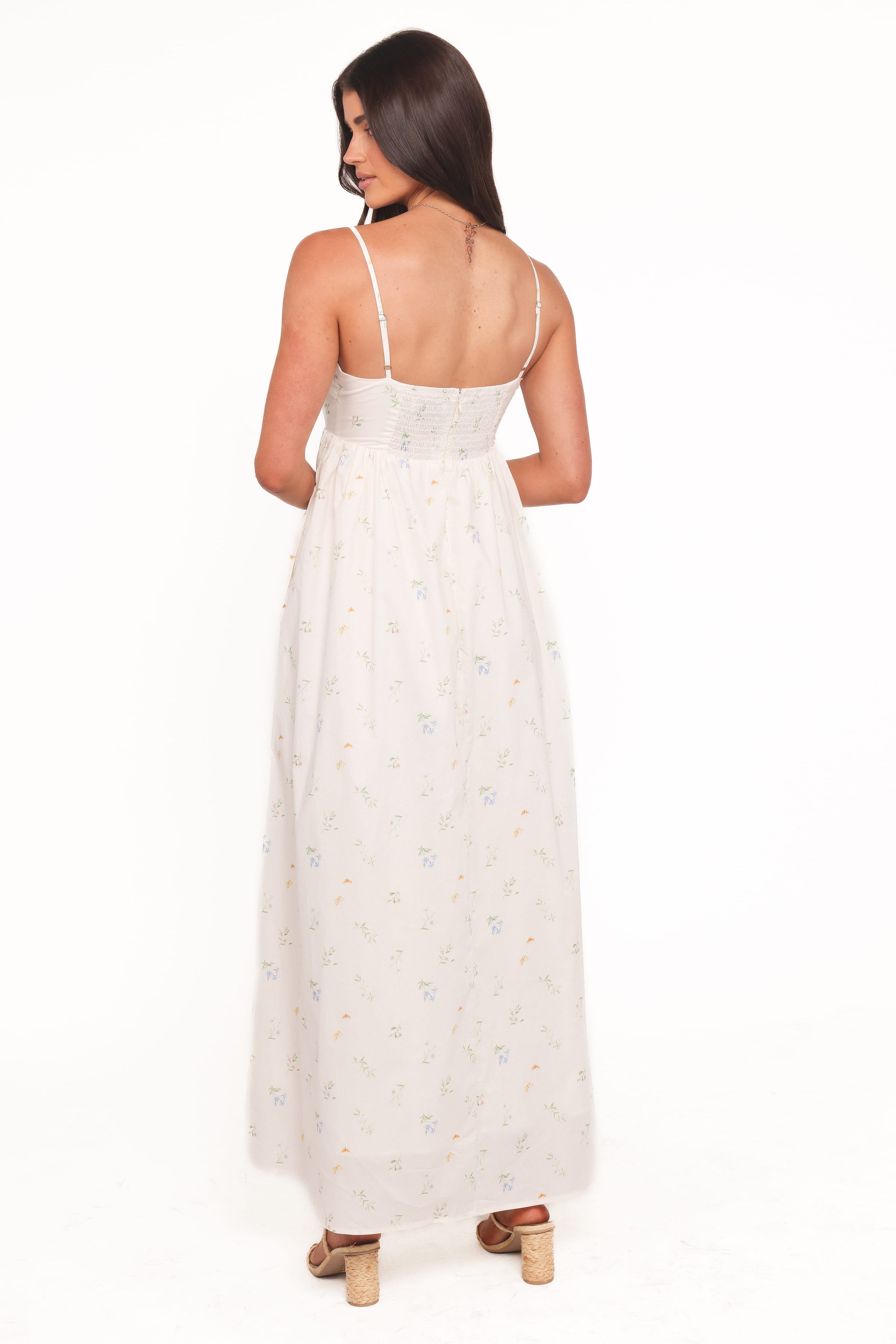 DRESSES Odessa Maxi Dress - White Floral