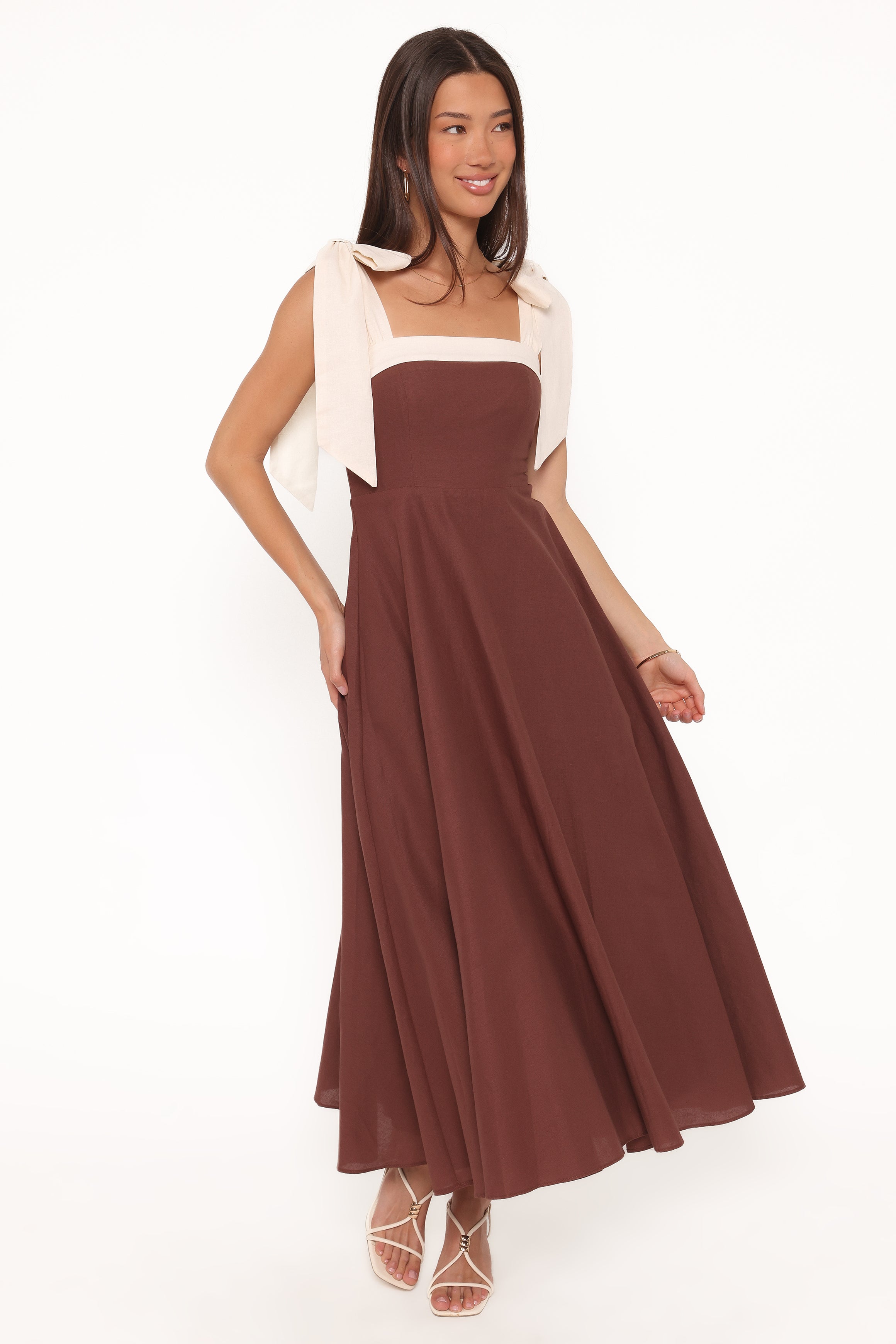 DRESSES Olinda Midi Dress - Chocolate