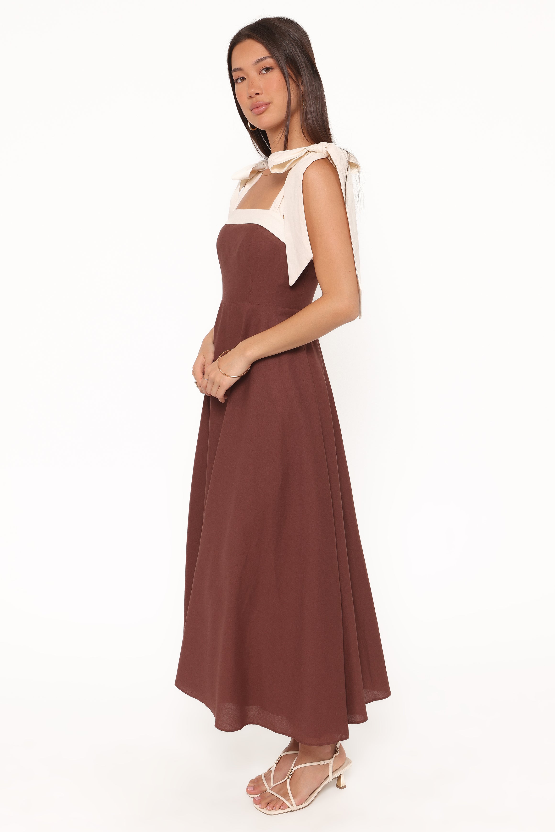 DRESSES Olinda Midi Dress - Chocolate