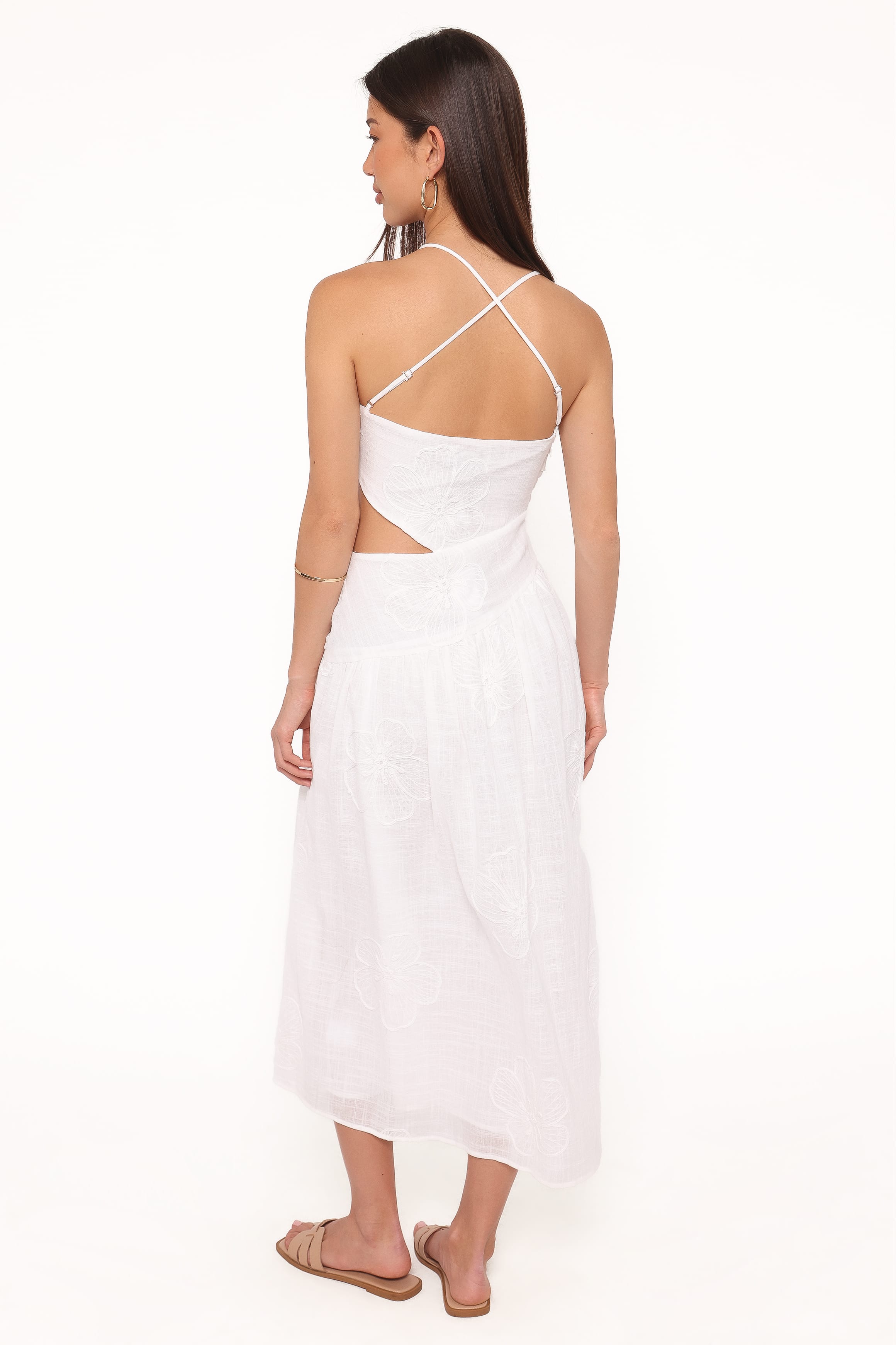 DRESSES Olivea Midi Dress - White