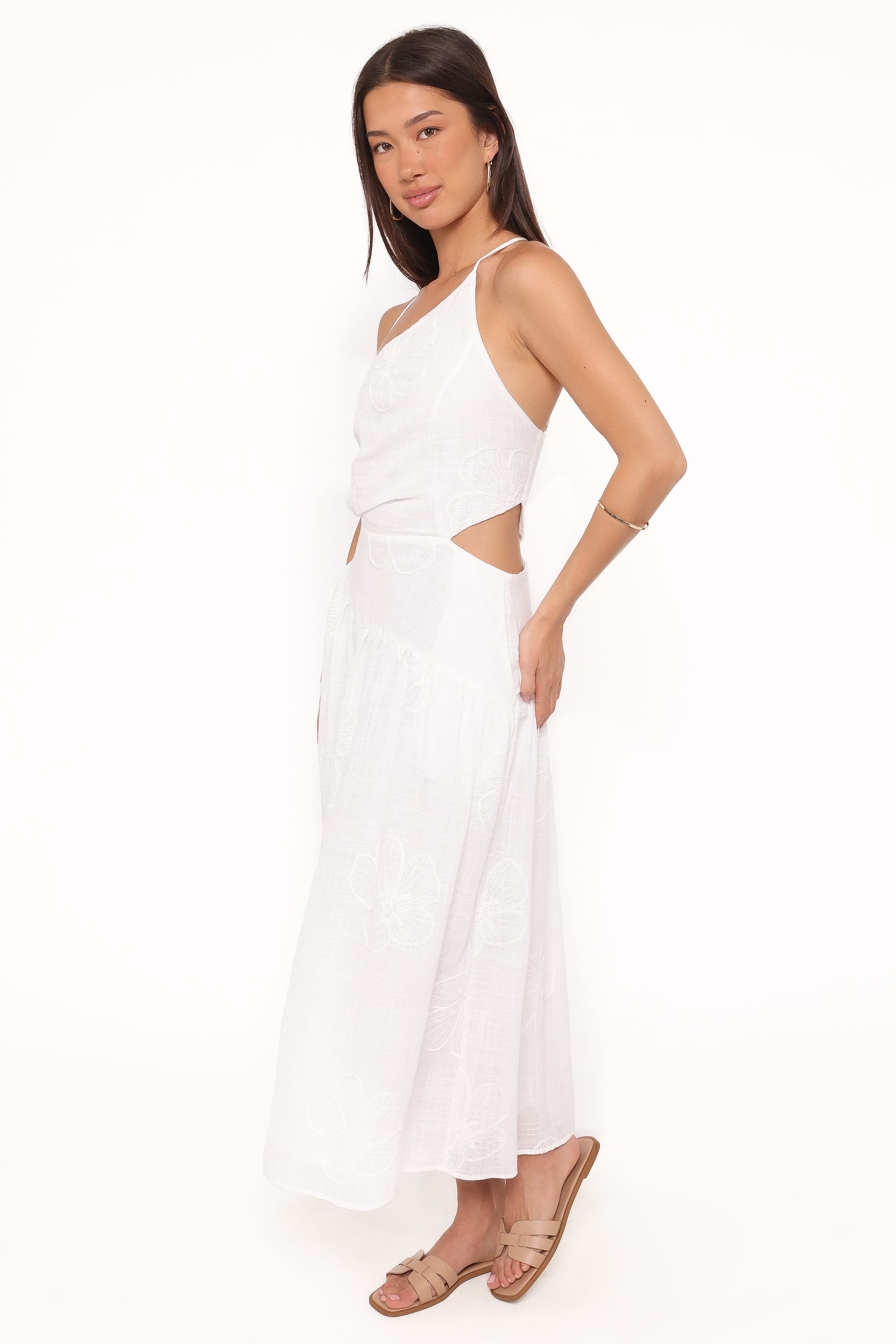 DRESSES Olivea Midi Dress - White